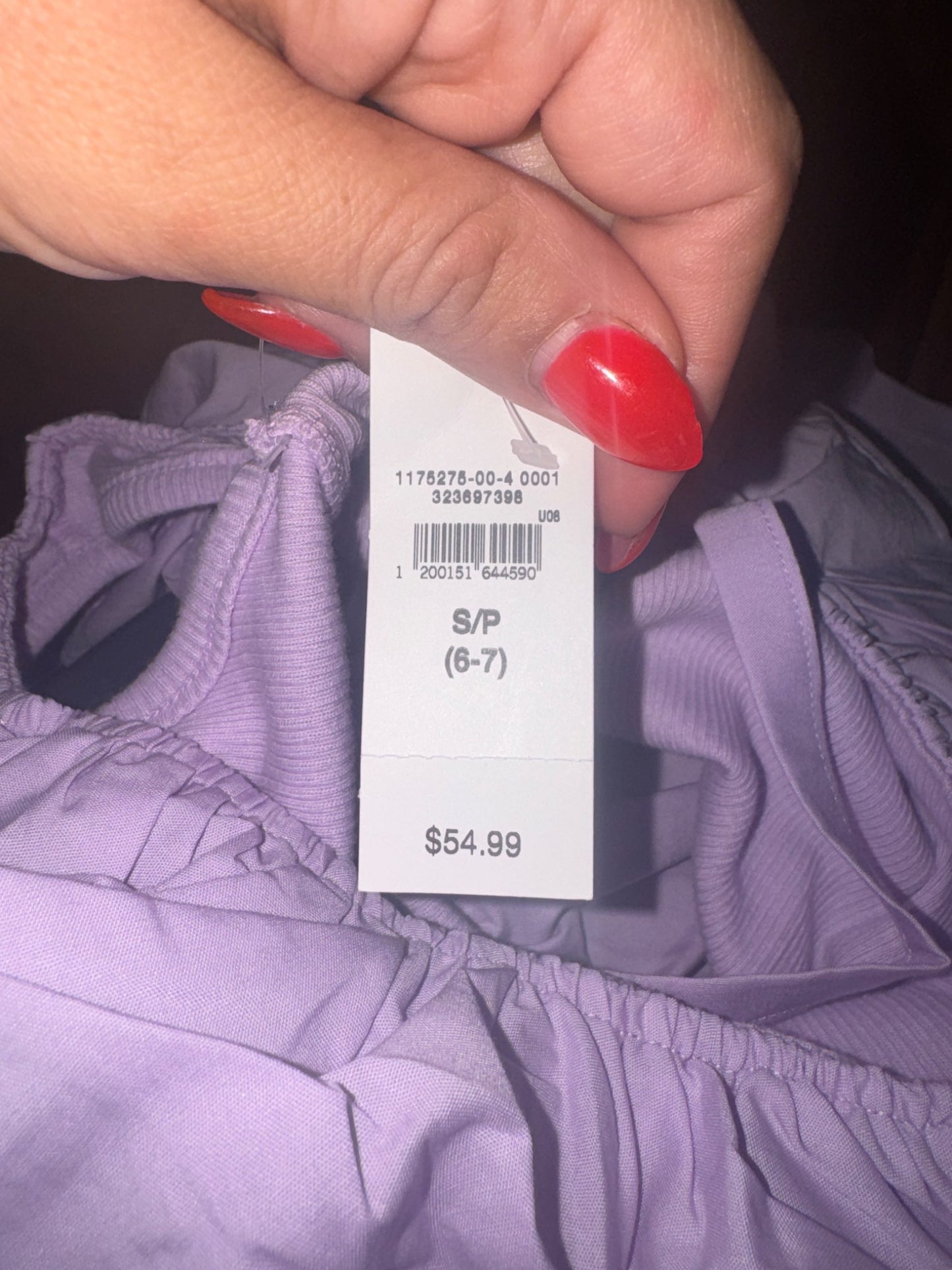 Size 6-7 gap off the should dress NWT, Kids 7