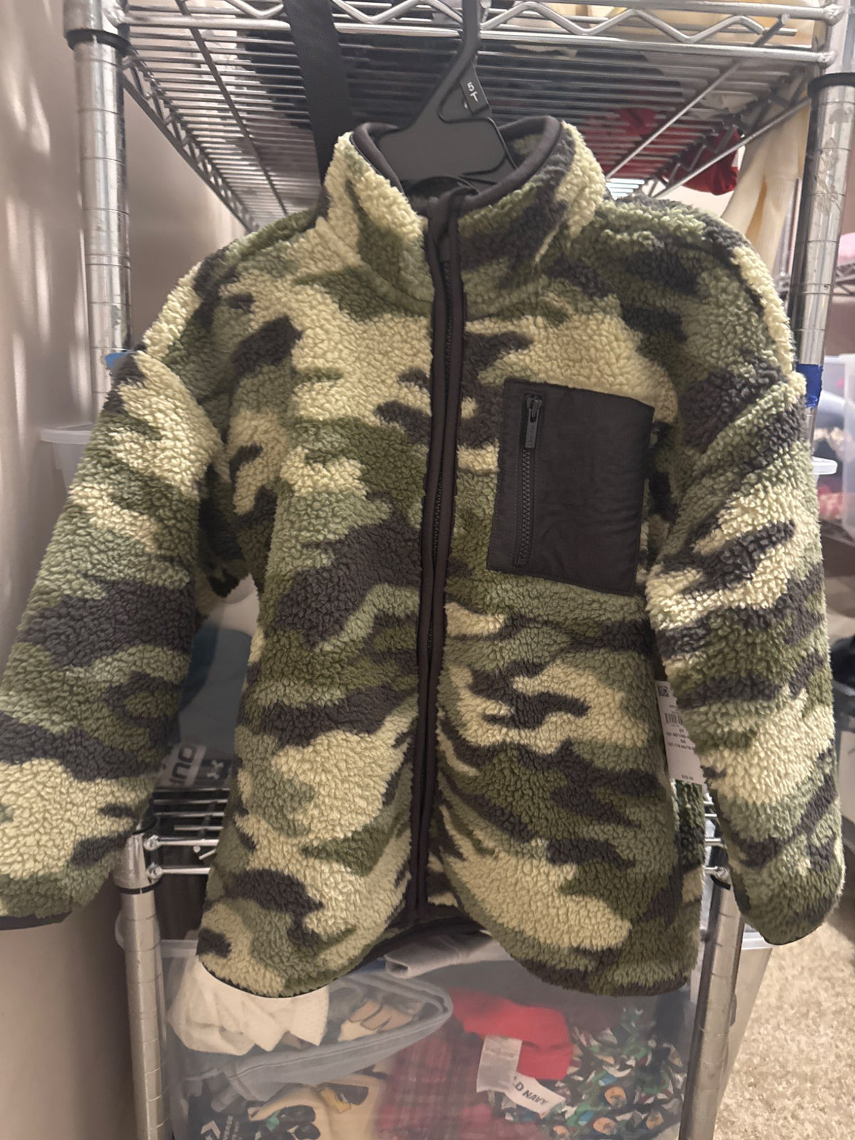 Brand new old navy fleece zip sweater , Kids 5/5T