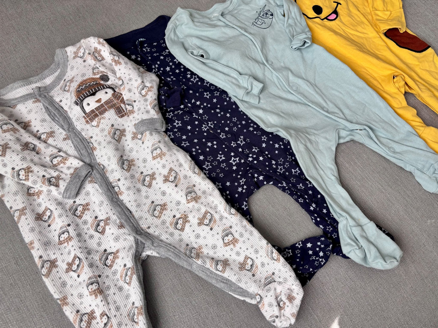 4 x pyjamas, 0-3 months, Kids 3 Month (0-3M)
