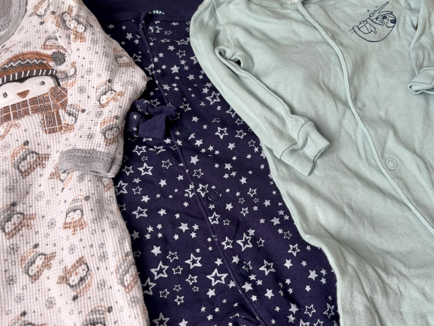 4 x pyjamas, 0-3 months, Kids 3 Month (0-3M)