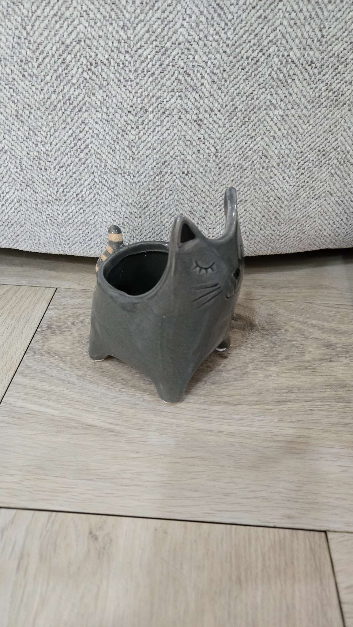 Small Cat Plant Pot