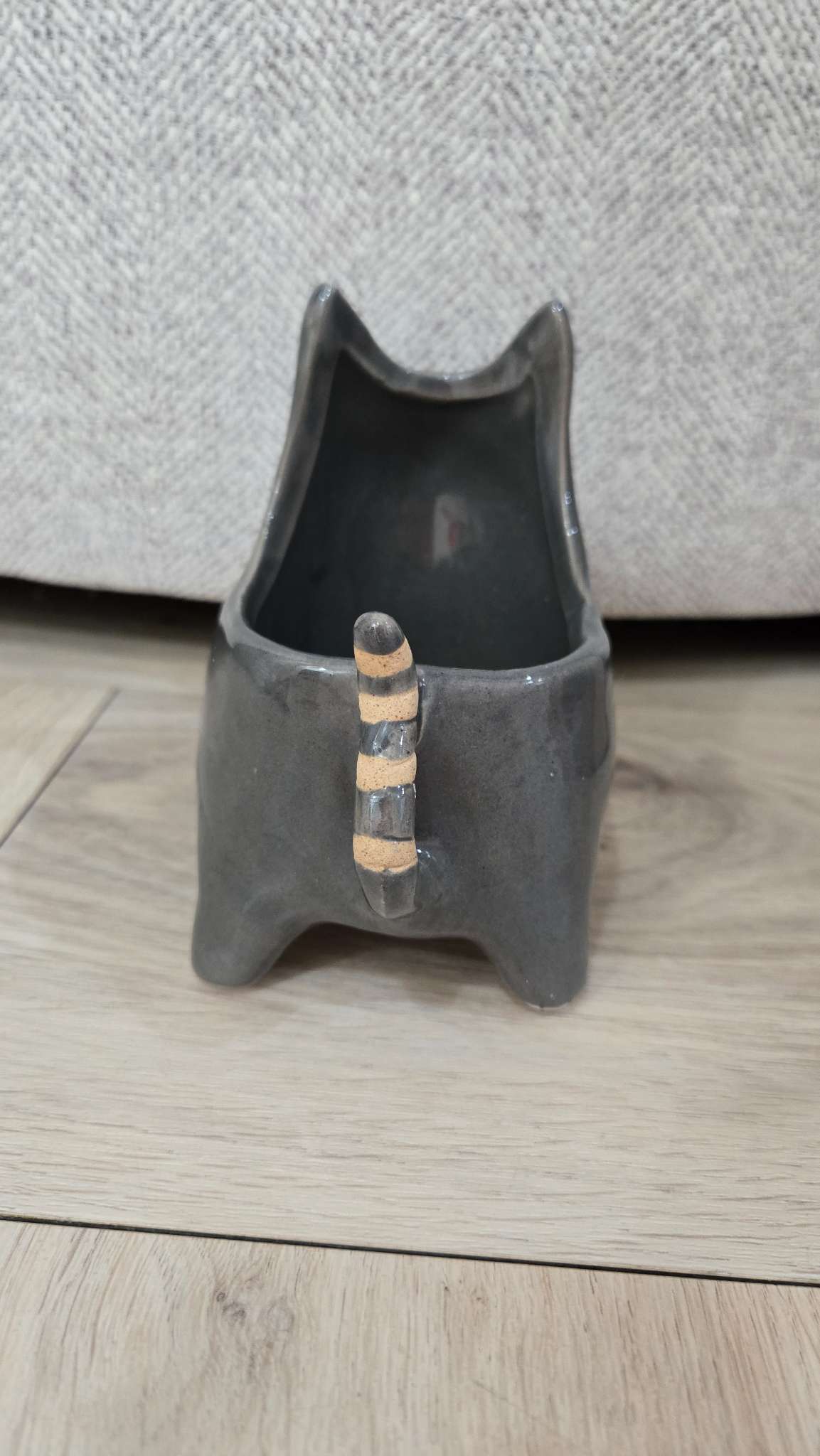 Small Cat Plant Pot