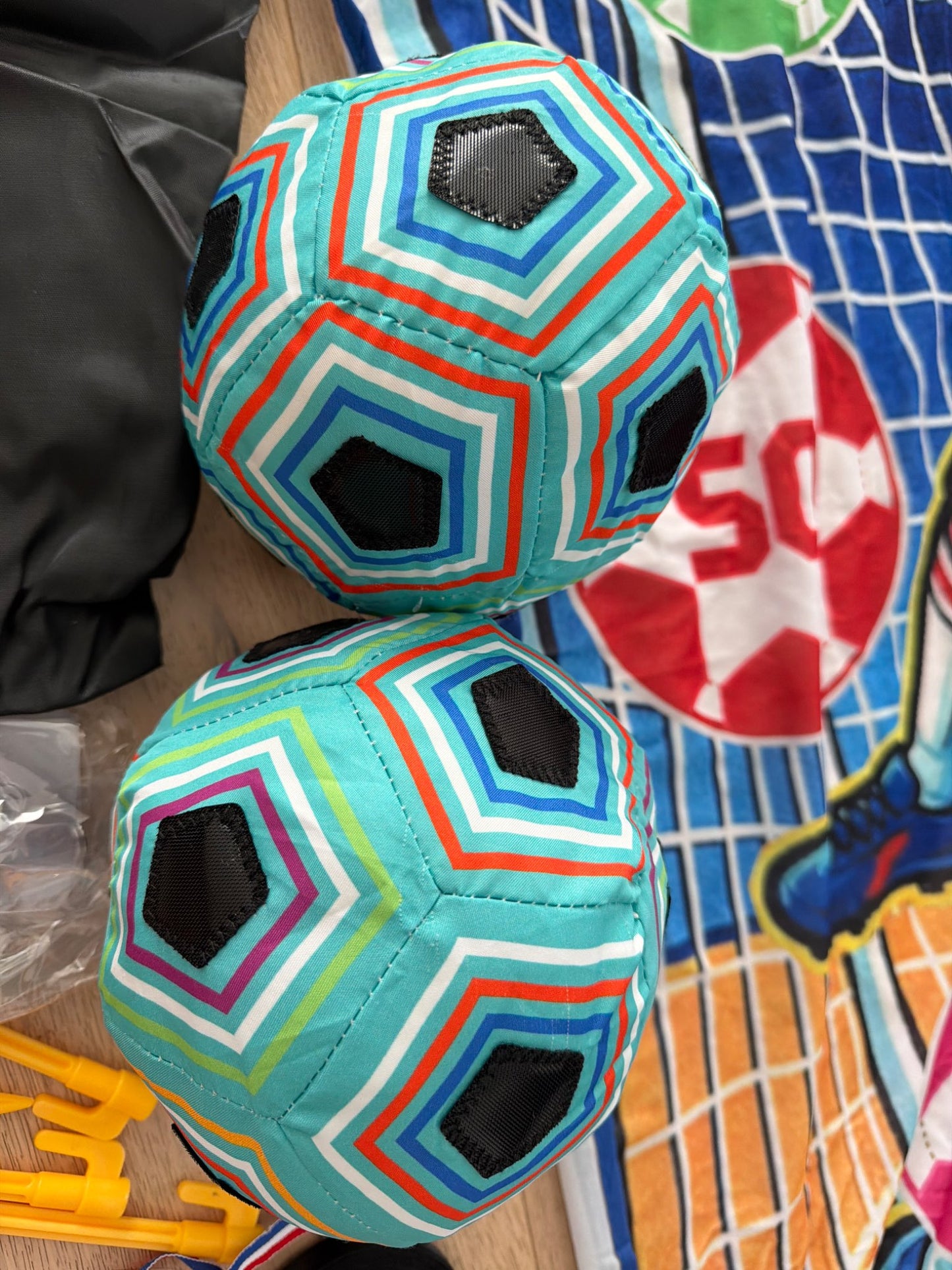 Sports foot ball or soccer play set