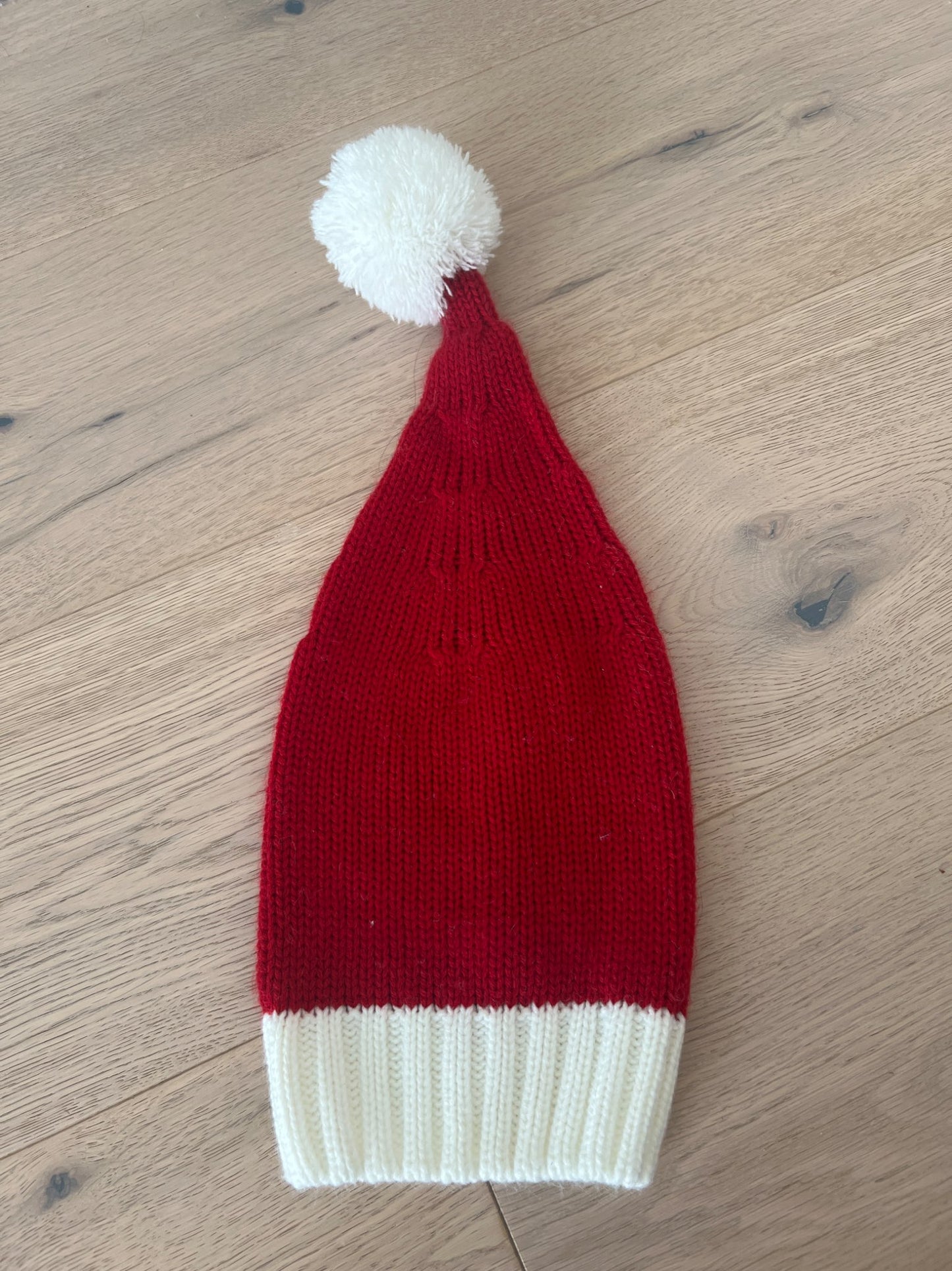 0-12 months knit santa hat , Kids 12 Month (9-12M)
