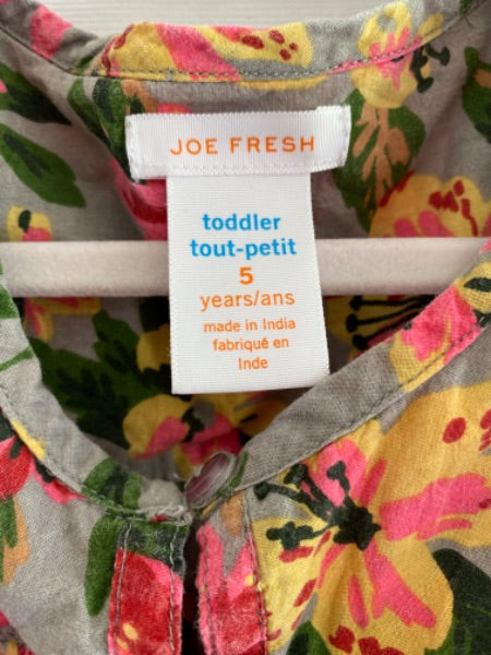 Floral Short Romper (5T) , Kids 5/5T (extra small)