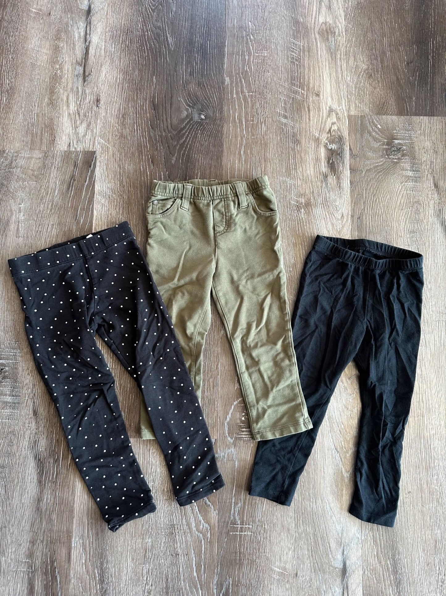 Girls leggings x3, VGUC, Size 2T, Kids 2T