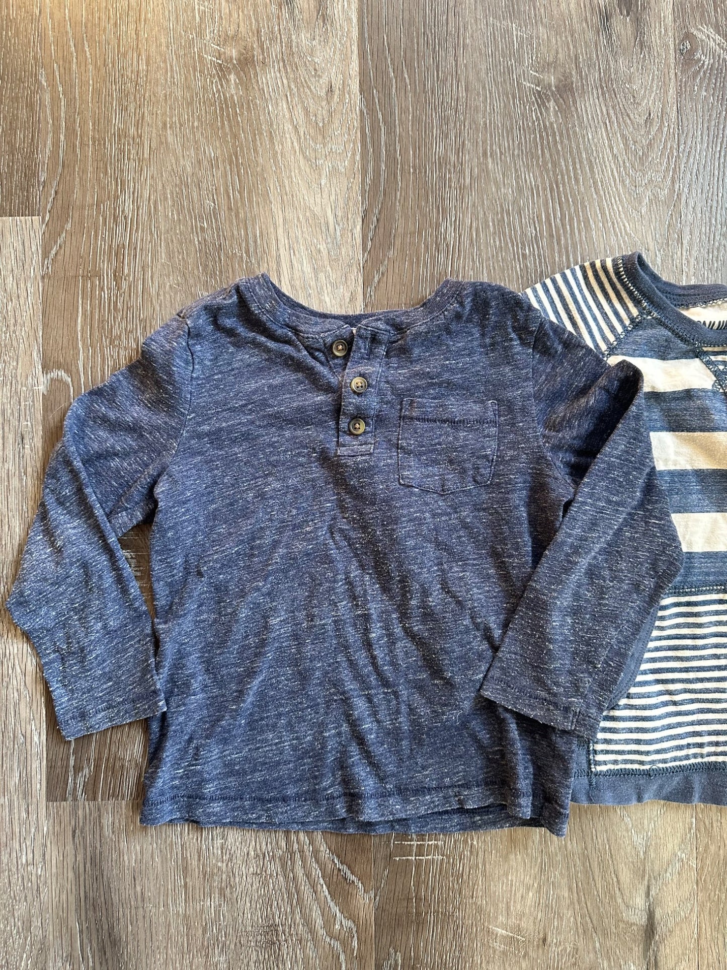 3 long sleeve shirts, 4T, VGUC (see notes), Kids 4/4T