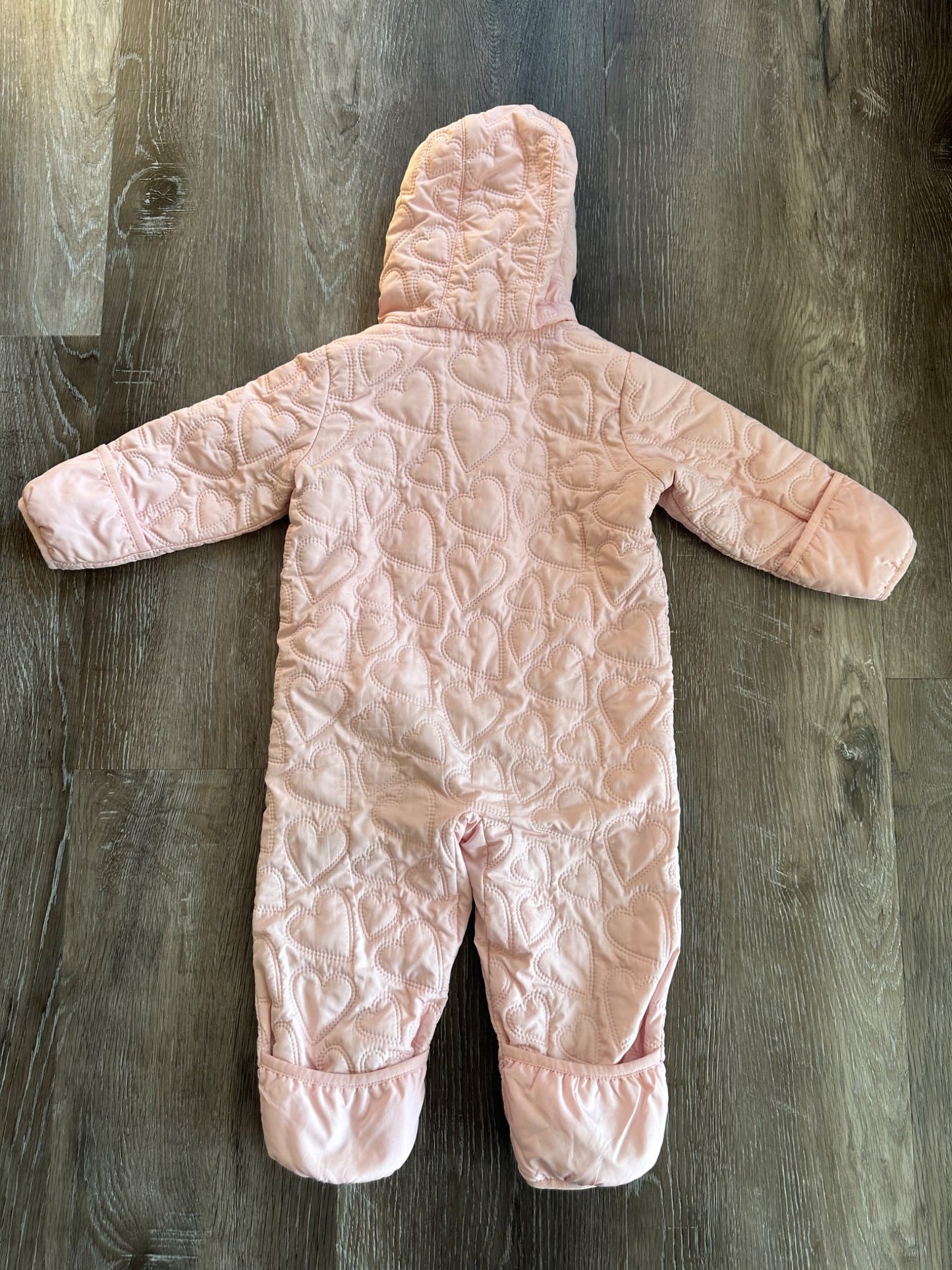 Baby Gap bunting suit, pink, fold-over cuffs, 12-18 months, EUC, Kids 18 Month (12-18M)