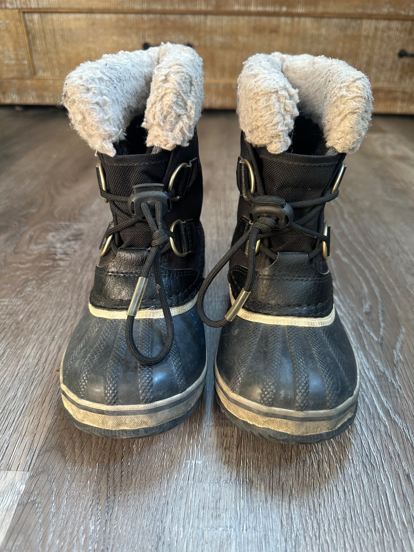 Sorel Winter boots, drawstring ties, size 11, VGUC , Shoes 11 (Toddler:2-4yr)