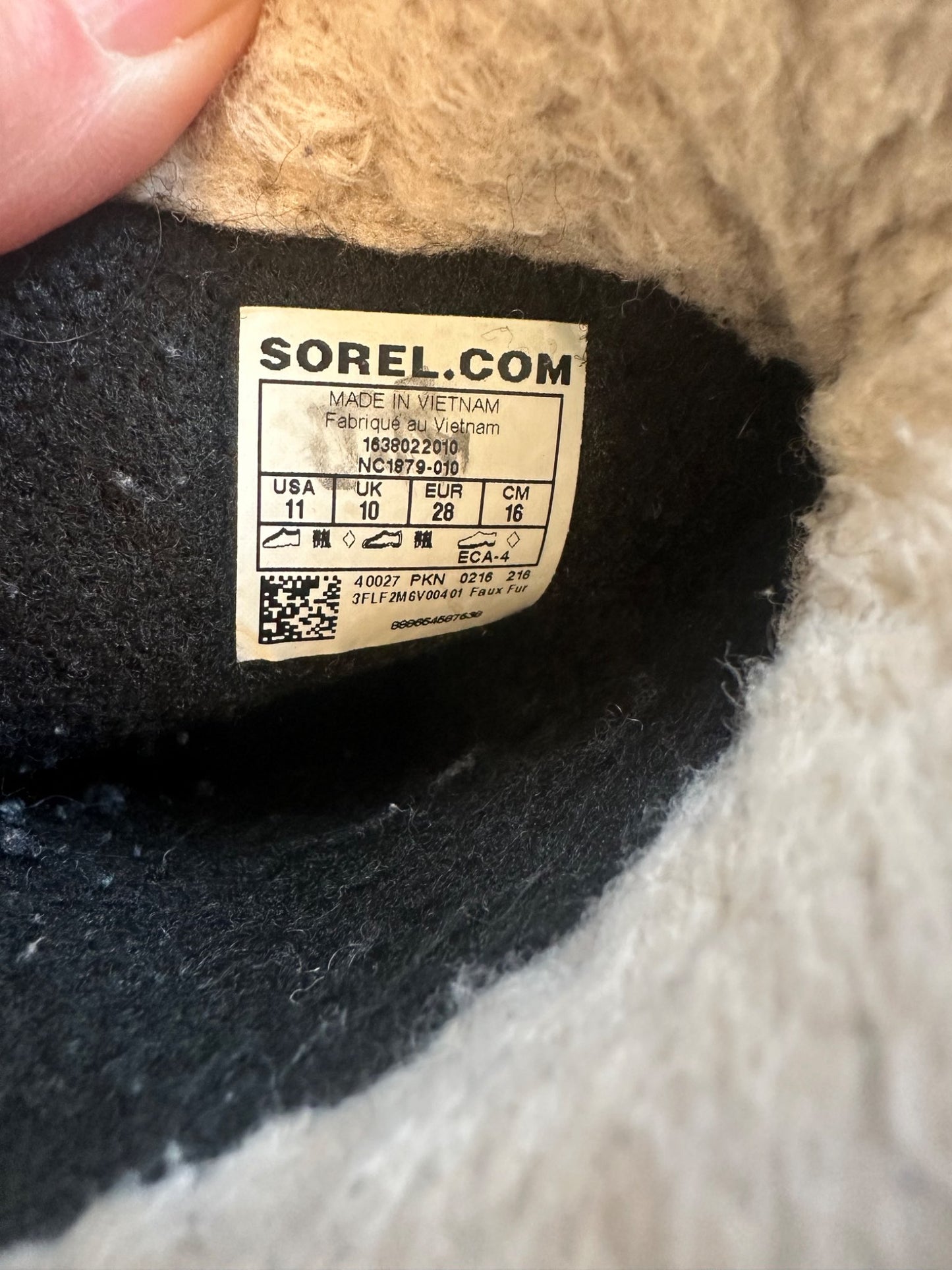 Sorel Winter boots, drawstring ties, size 11, VGUC , Shoes 11 (Toddler:2-4yr)
