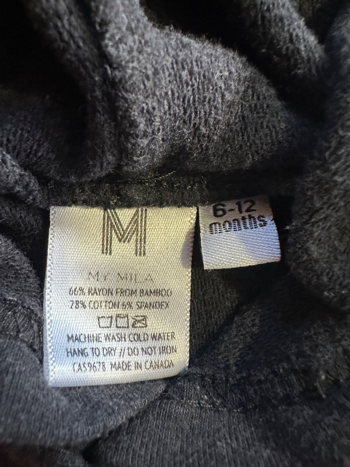 My Mila hoodies, Green and Black, Size 6-12 months, VGUC , Kids 12 Month (9-12M)