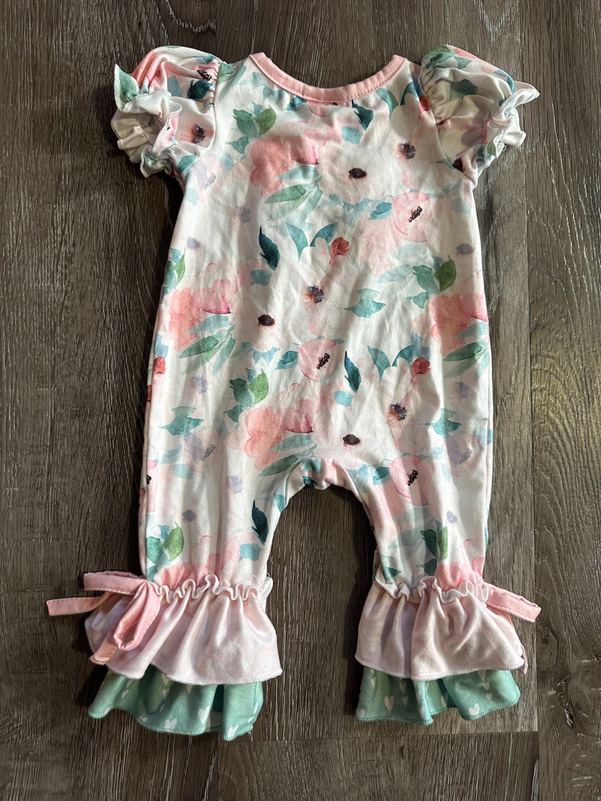 Floral romper, 0-3 months, VGUC , Kids 3 Month (0-3M)