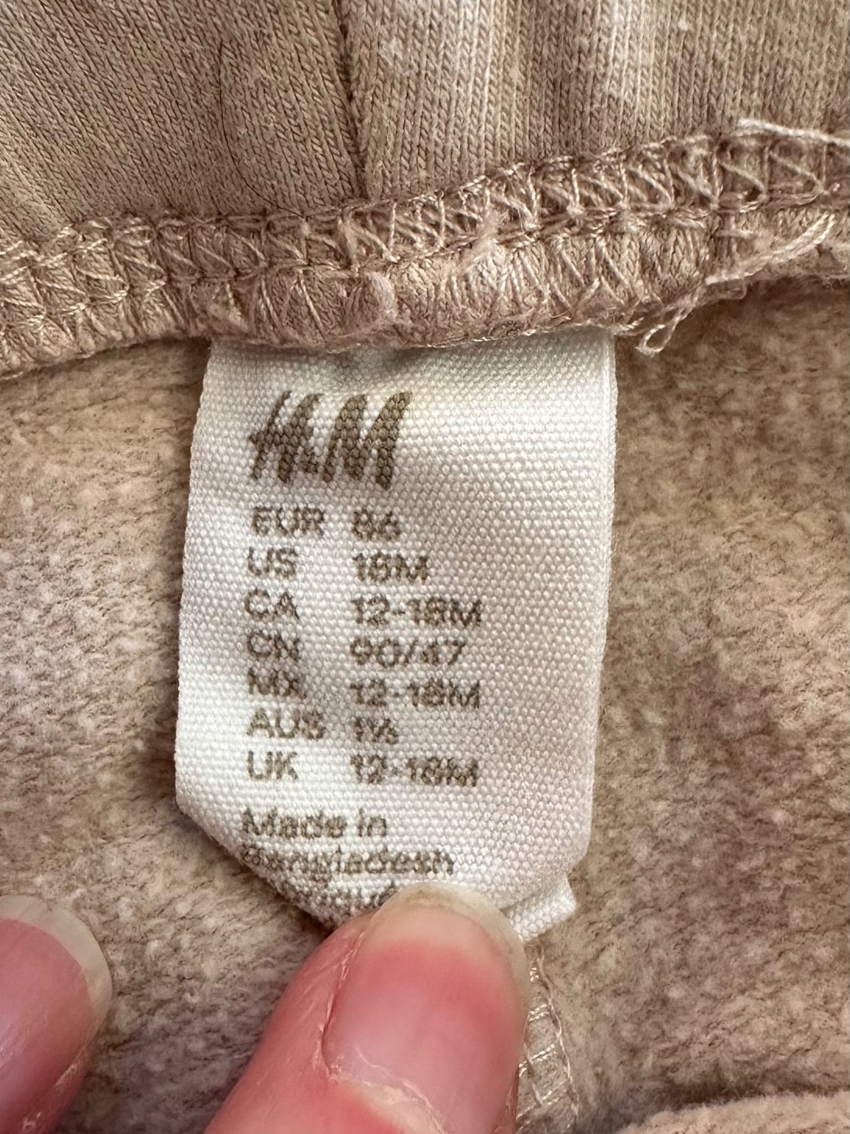 H & M pants, Size 12-18 months VGUC , Kids 18 Month (12-18M)