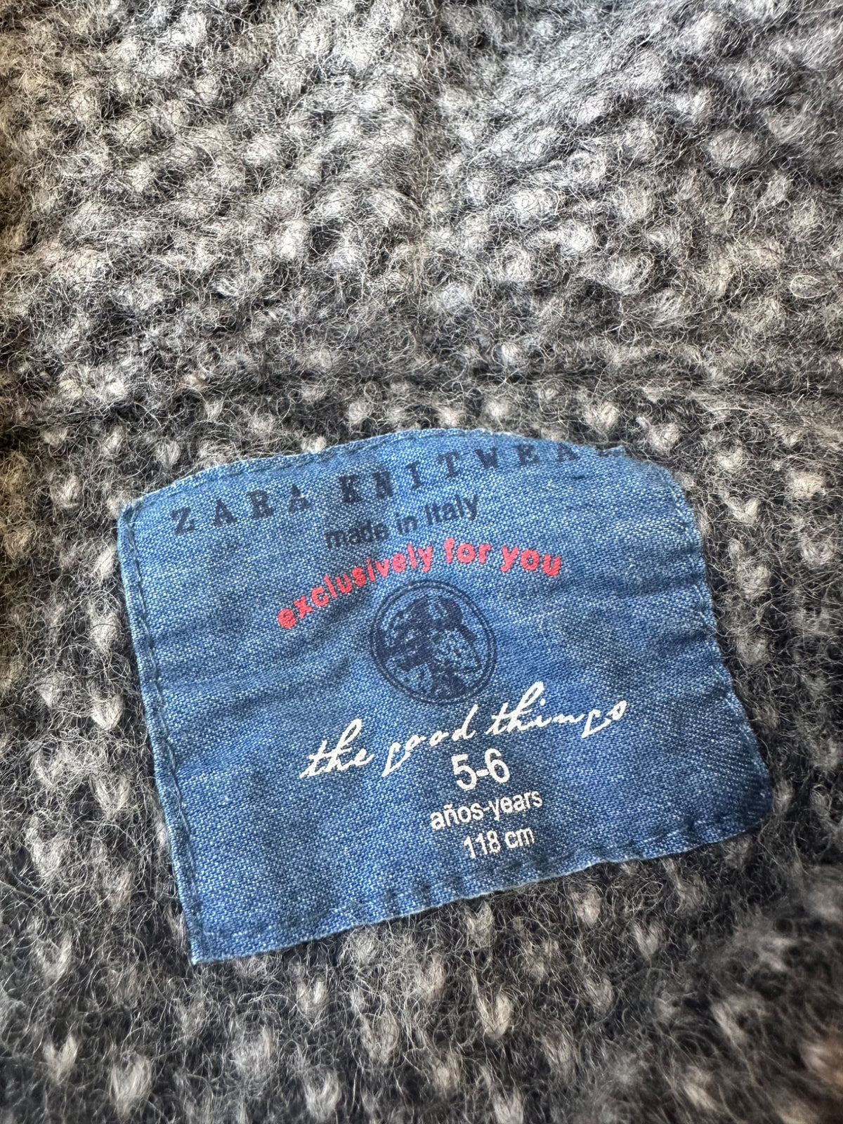 Zara Sweater, Size 5/6, EUC, Kids 6/6X