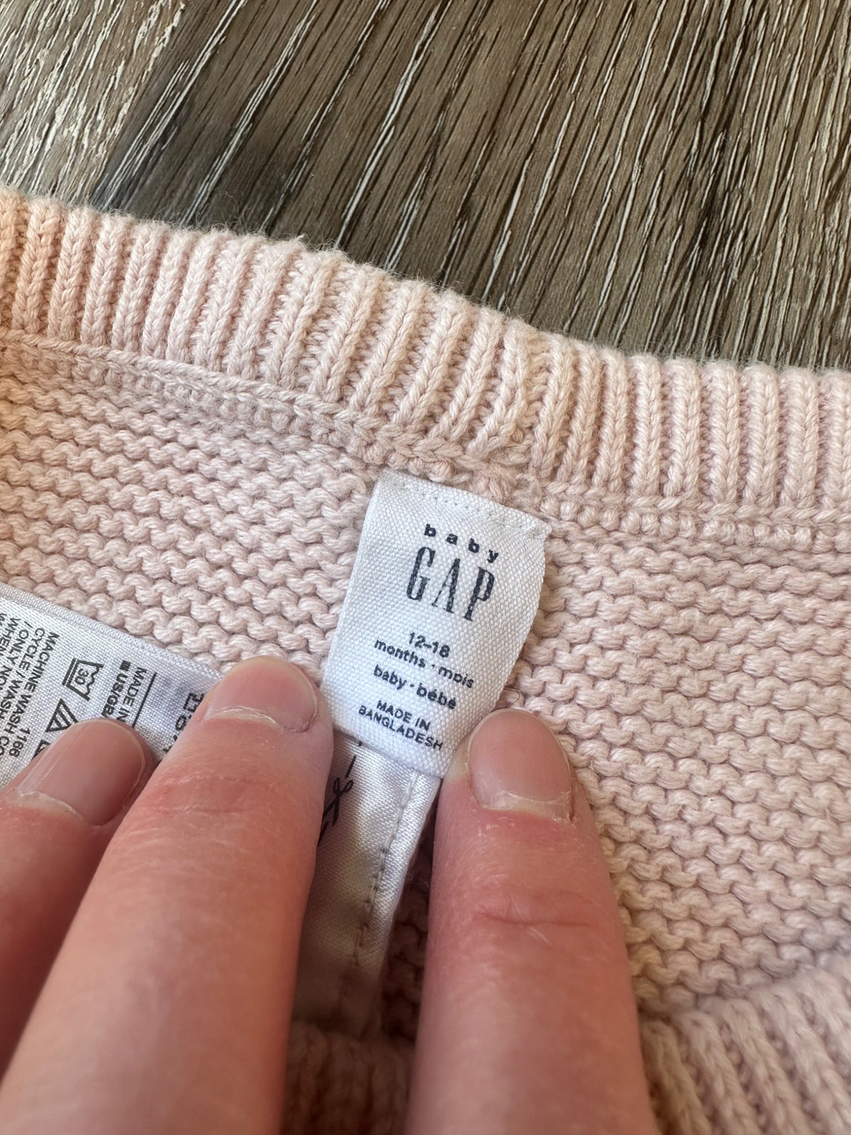 Baby Gap pink knit pants, size 12-18 months, EUC, Kids 18 Month (12-18M)
