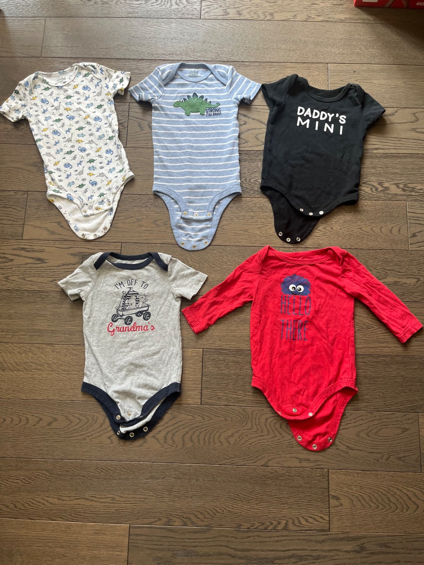 Boys Onsie Bundle, 6-12 months, Kids 12 Month (9-12M)