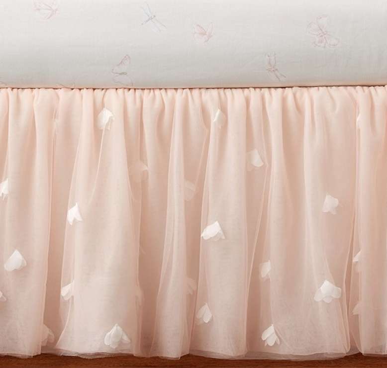 Monique Lhuillier Ethereal Tulle Crib Skirt - Pottery Barn (MSRP $194)