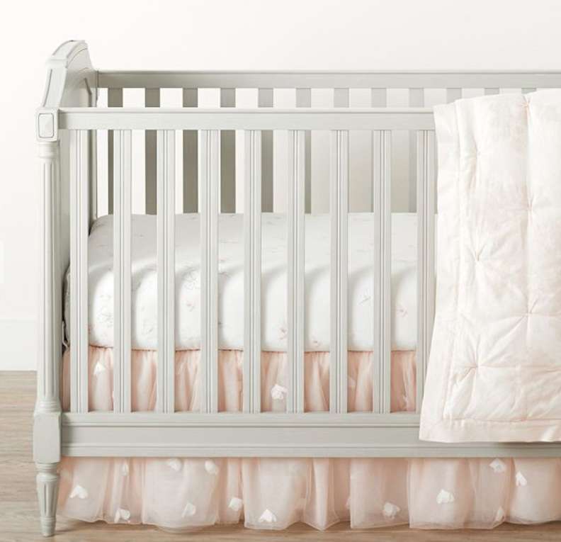 Monique Lhuillier Ethereal Tulle Crib Skirt - Pottery Barn (MSRP $194)
