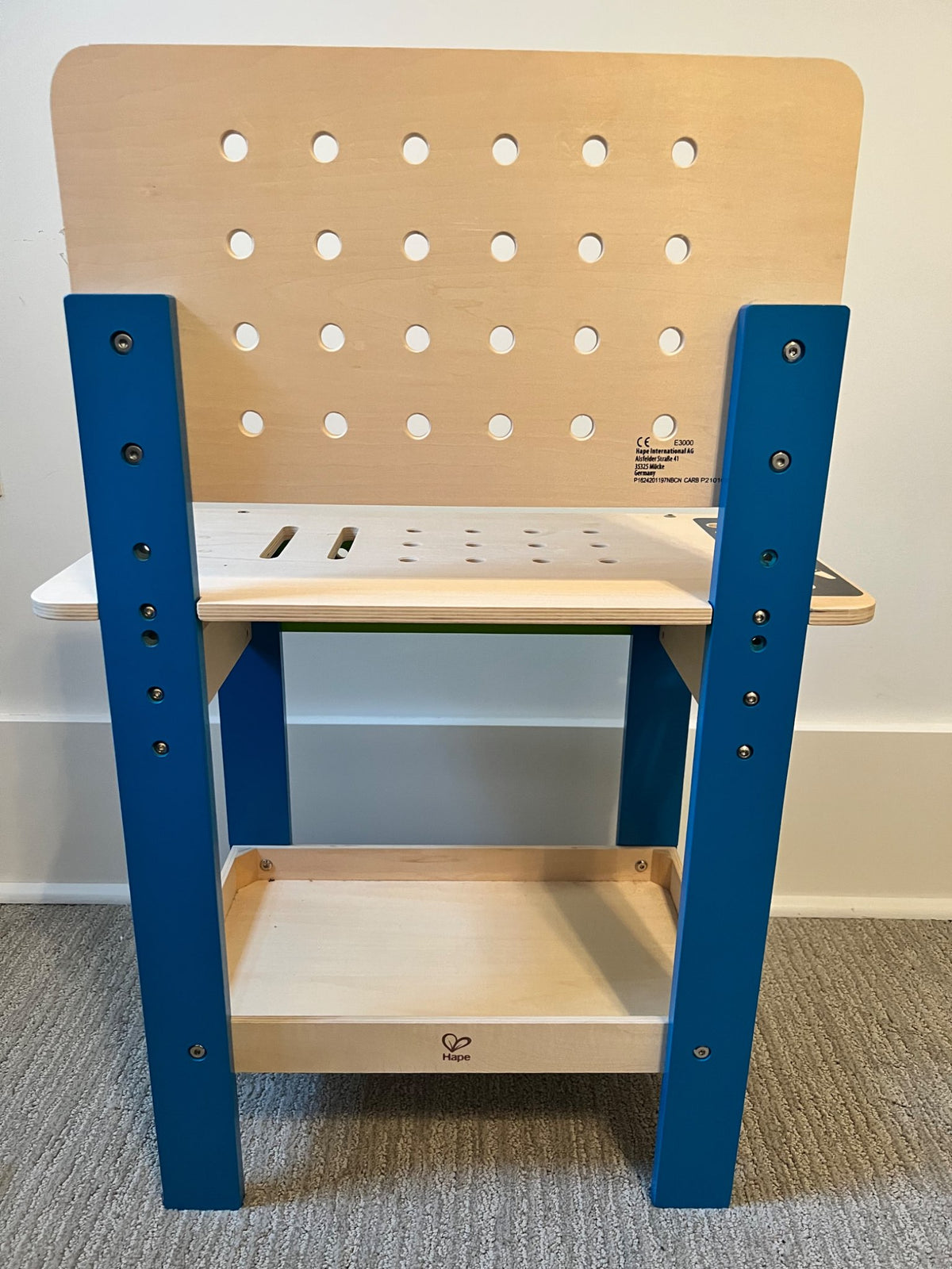 Hape Wooden Master Workbench with Tools & Accessories