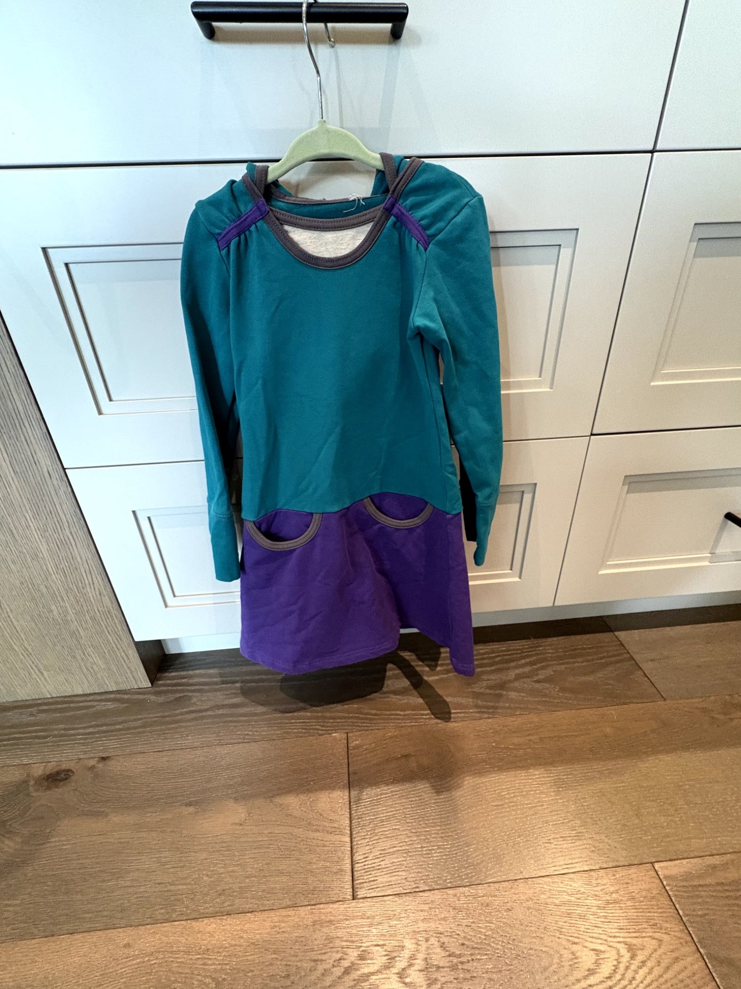 EUC Peekaboo Beans "Picture Perfect" Dress Size 4, Kids 4/4T