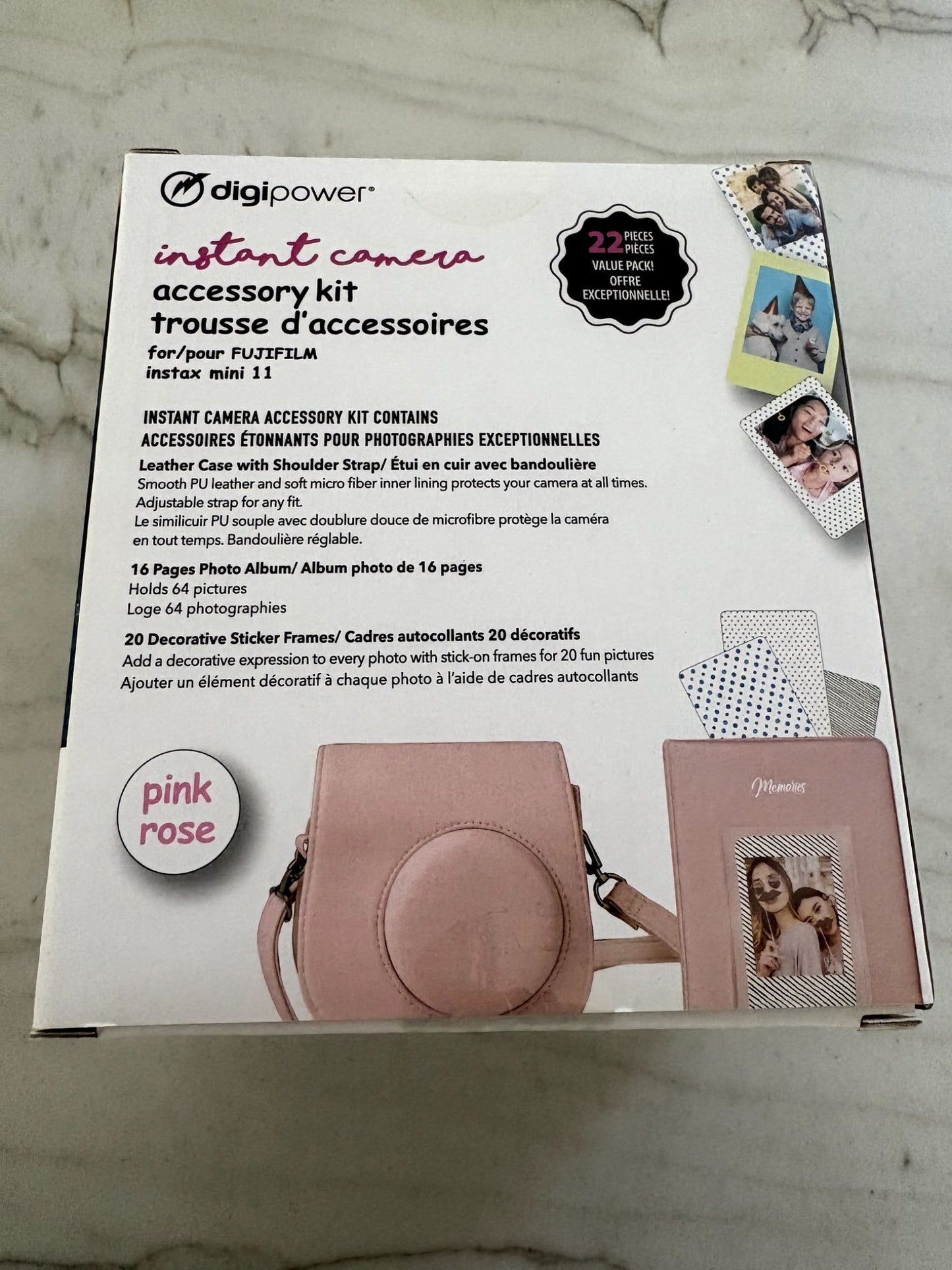NWT digipower Instant Camera Accessory Kit for FujiFilm Instax mini 11