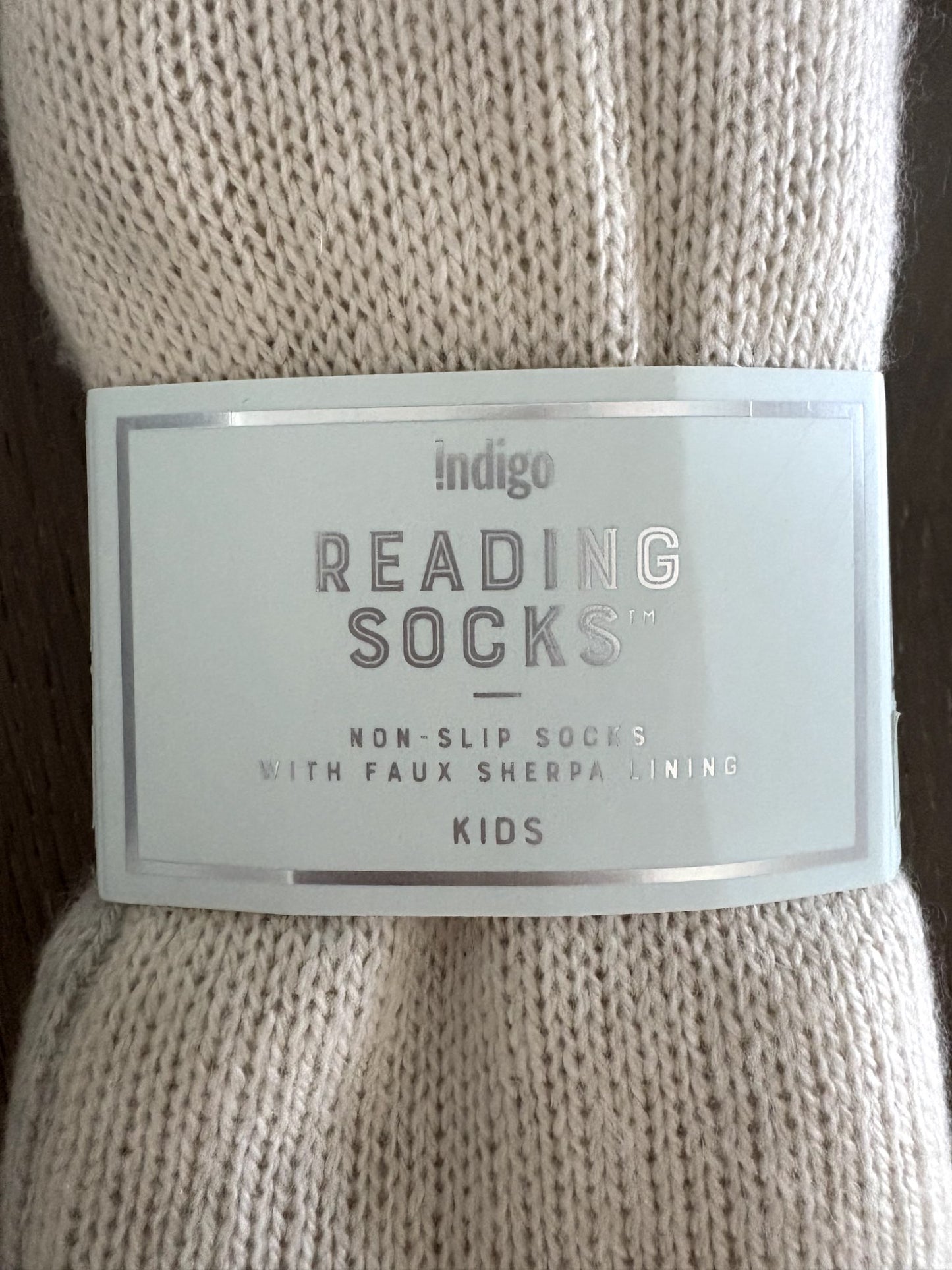 NWT Indigo "Puppy" Reading Socks _ Fits age 5-8, Shoes 13 (Kids:4-8yr)