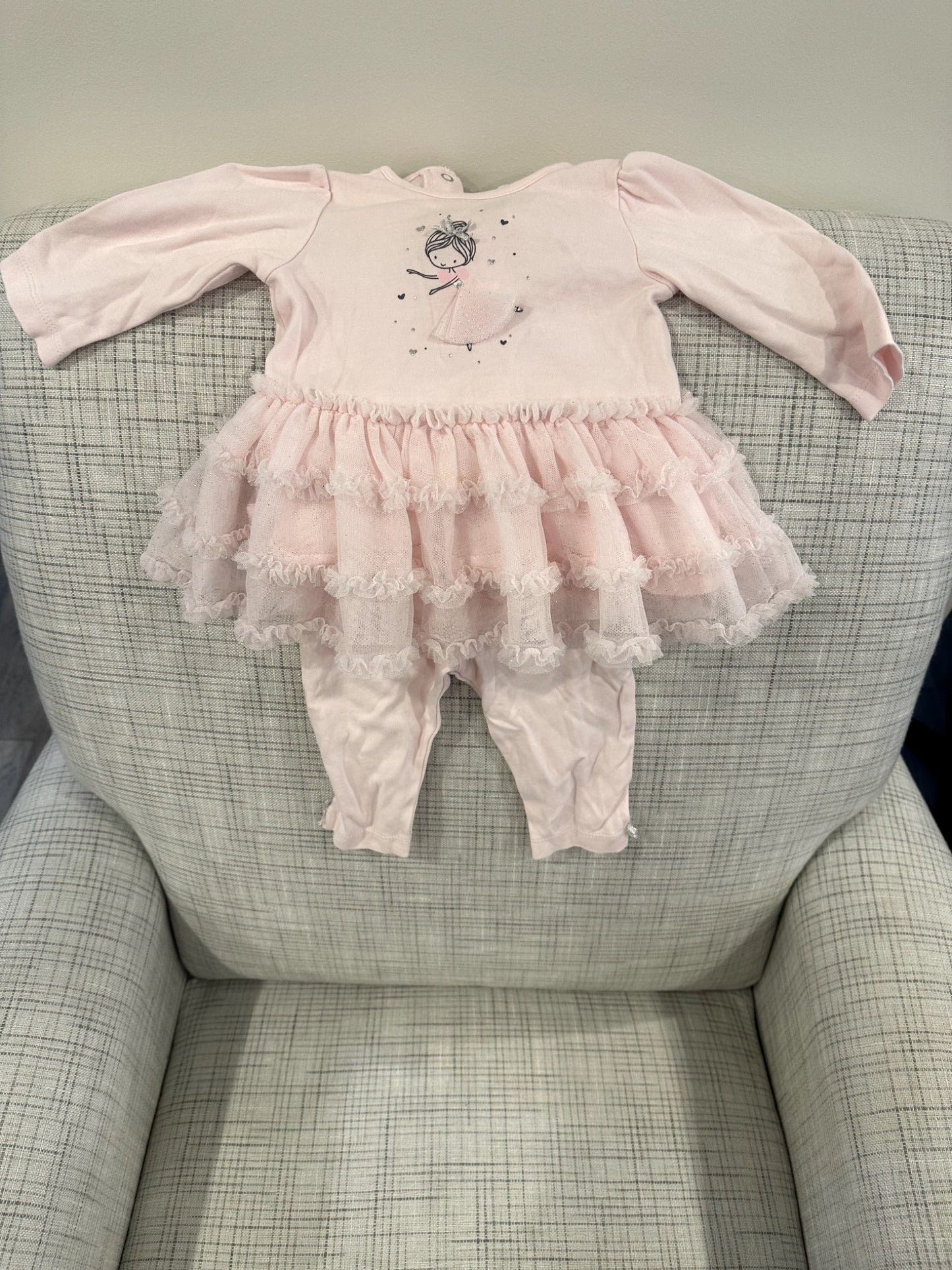 Ballerina Outfit Set, Little Me, 6M, Kids 6 Month (3-6M)