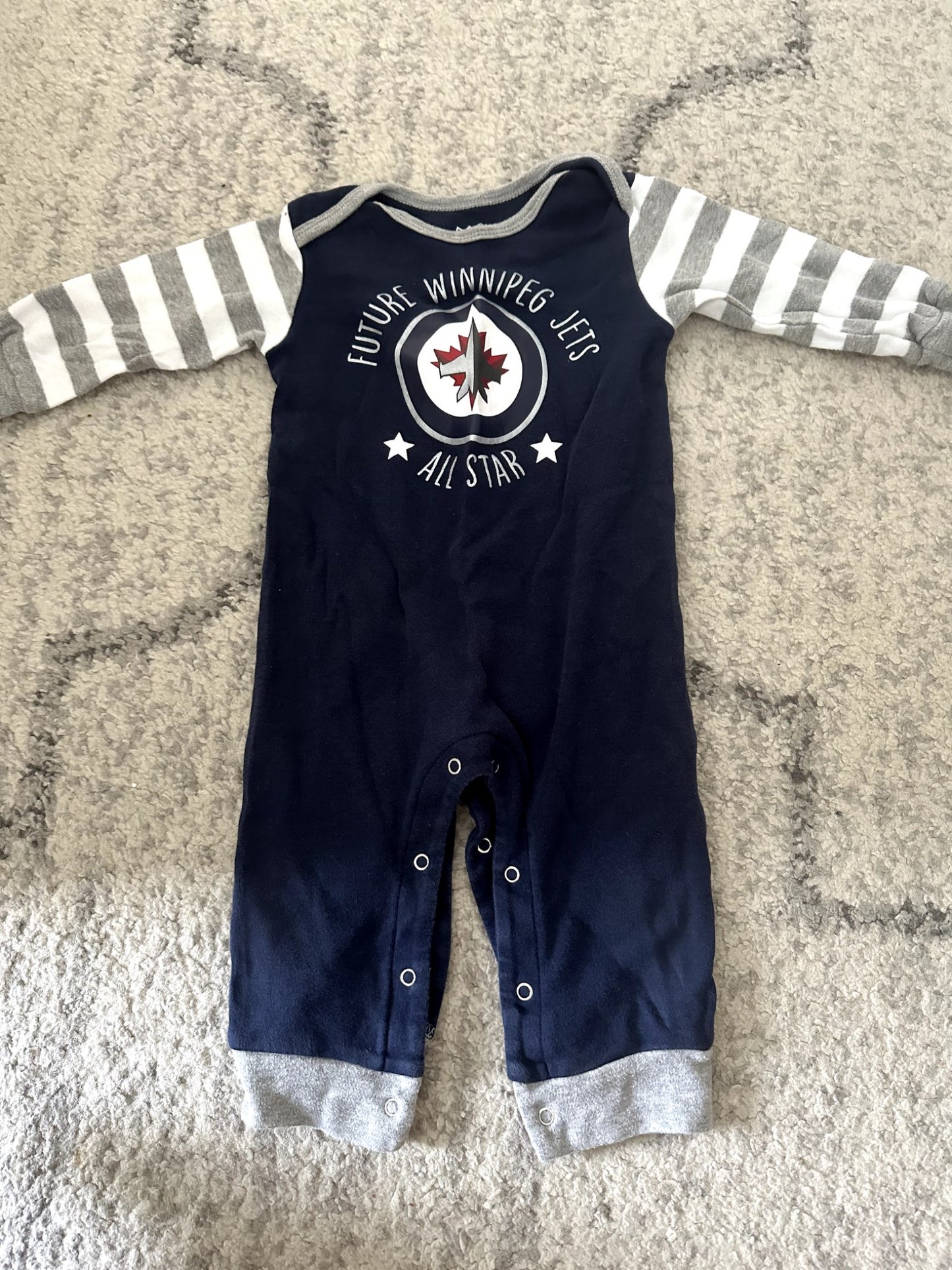 NHL Winnipeg Jets Onesie - 12M, Kids 12 Month (9-12M)