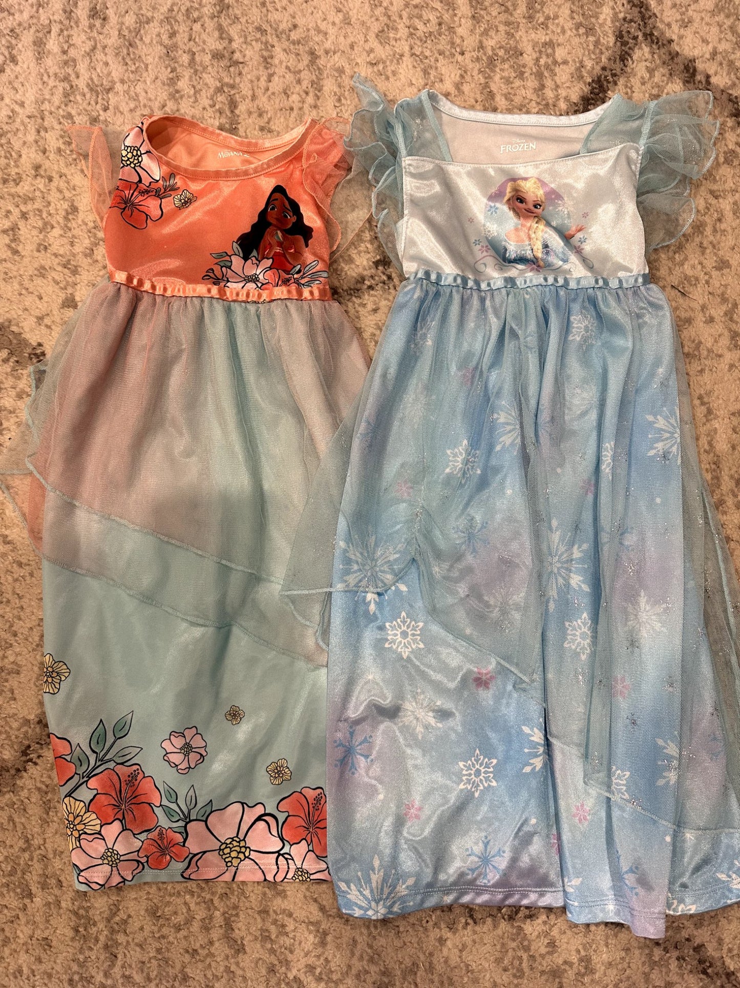 Girls Disney Nightgowns 3T/4T, Kids 4/4T