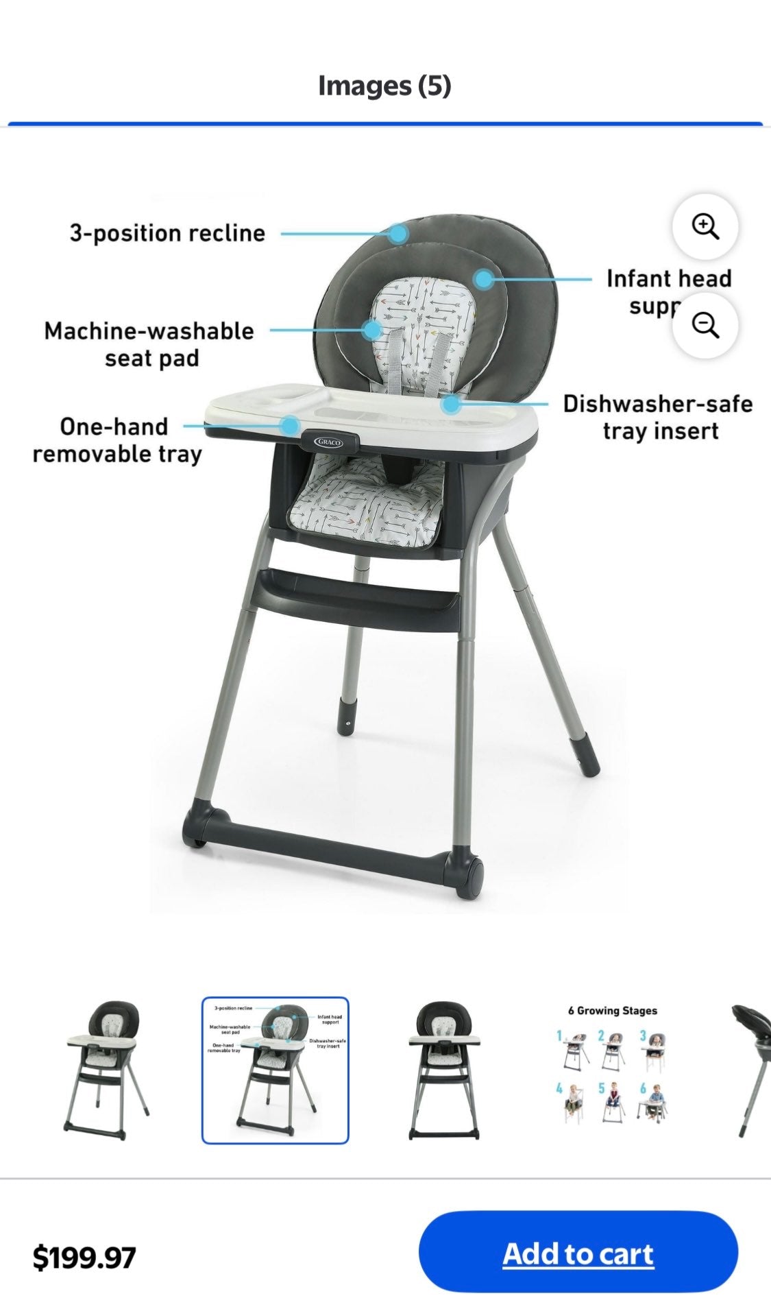 Graco 6-in-1 high chair
