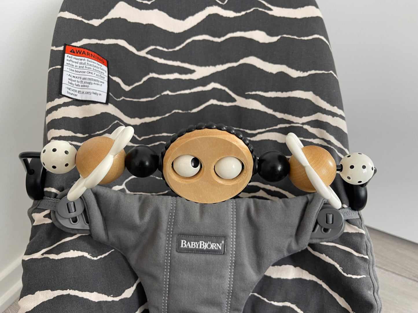 Baby Bjorn Bouncer Bliss with Toy Bar and Extra Fabric Seat