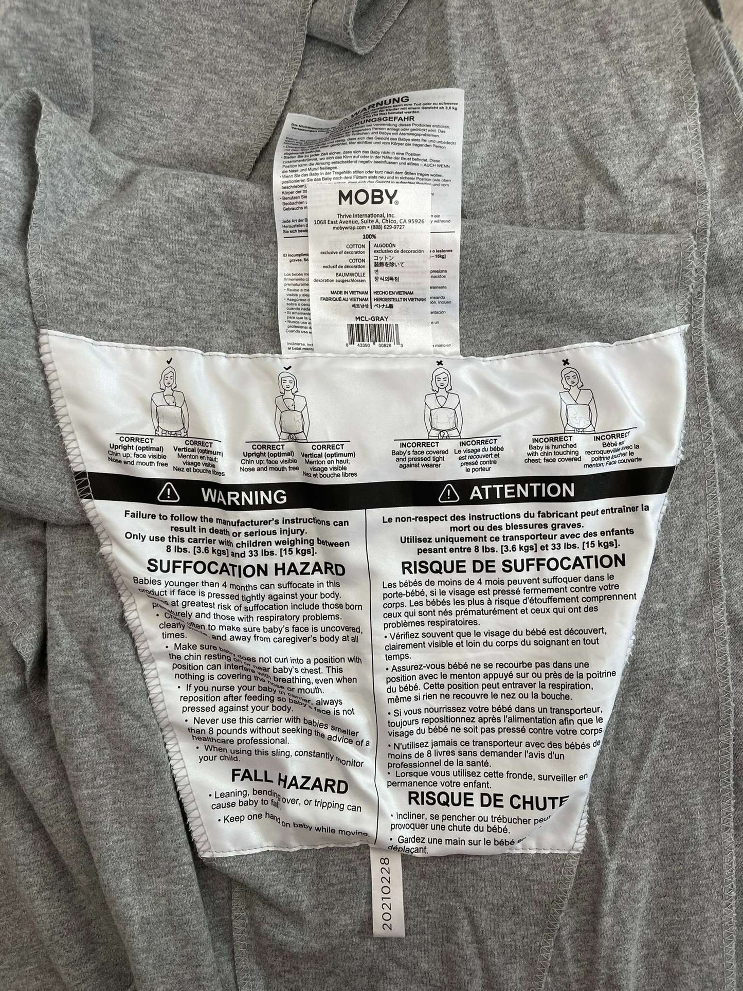 Moby Wrap Baby Carrier