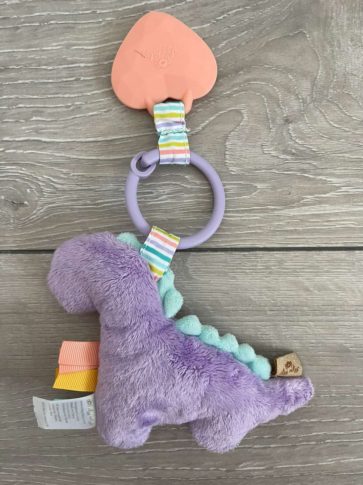 3 Soft Infant Attachable Travel Toys