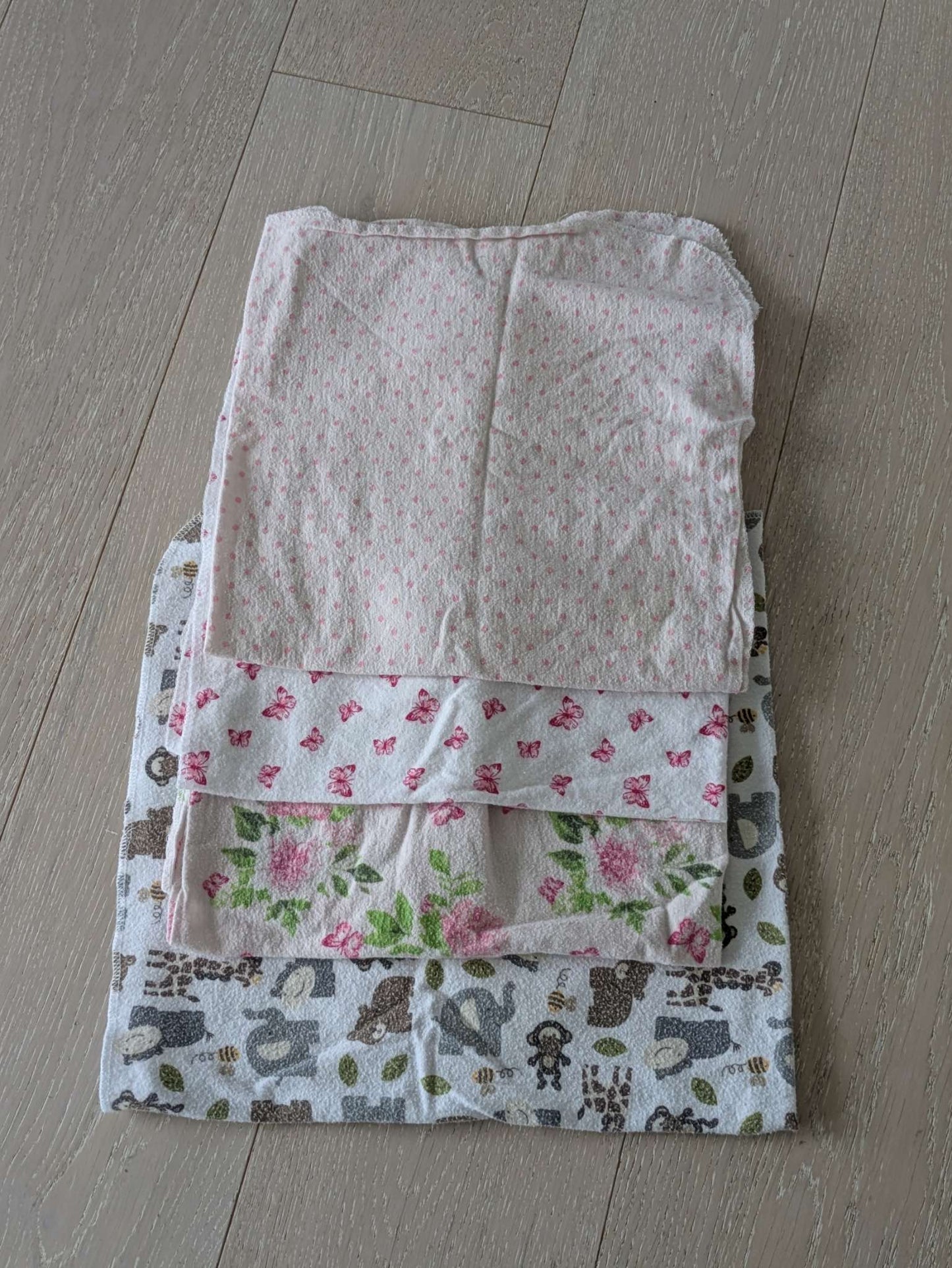 Large burp cloth bundle