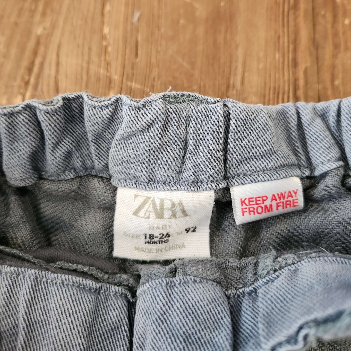 Zara herringbone pants, 18-24M, VGUC, Kids 24 Month (18-24M)