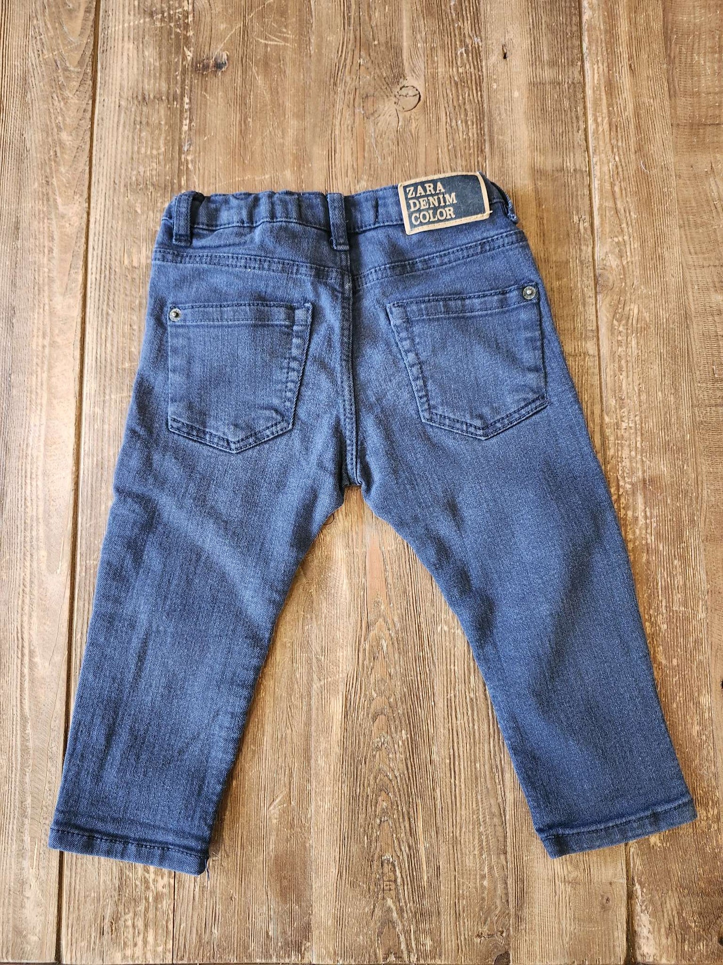 Zara navy jeans, 12-18M, VGUC, Kids 18 Month (12-18M)