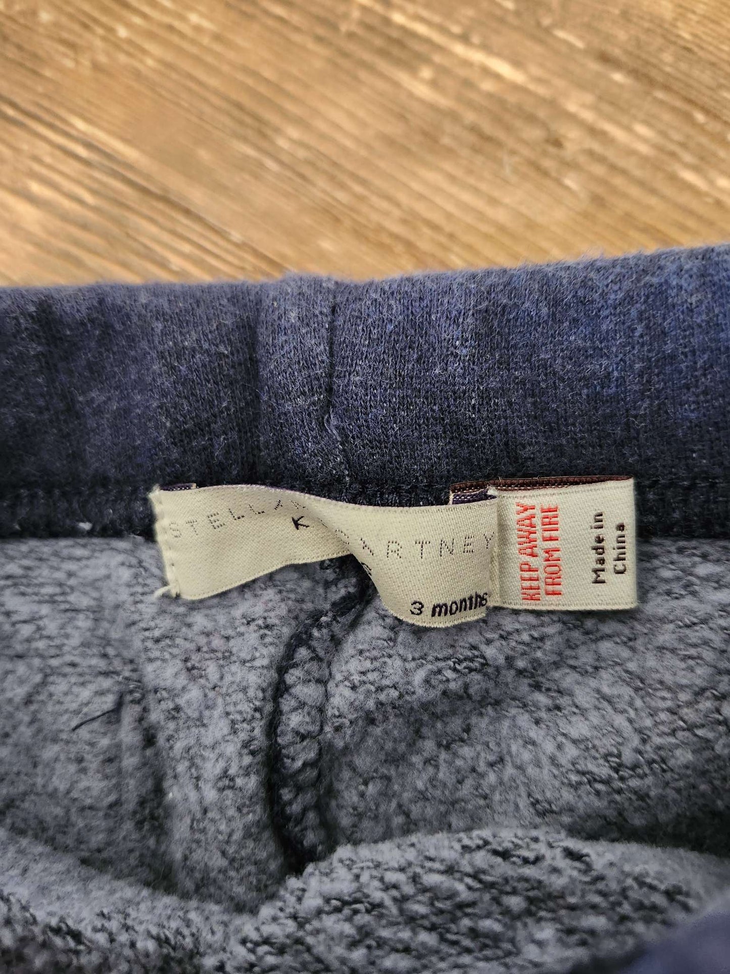 Stella McCartney, navy sweatpants, 3M, VGUC, Kids 6 Month (3-6M)