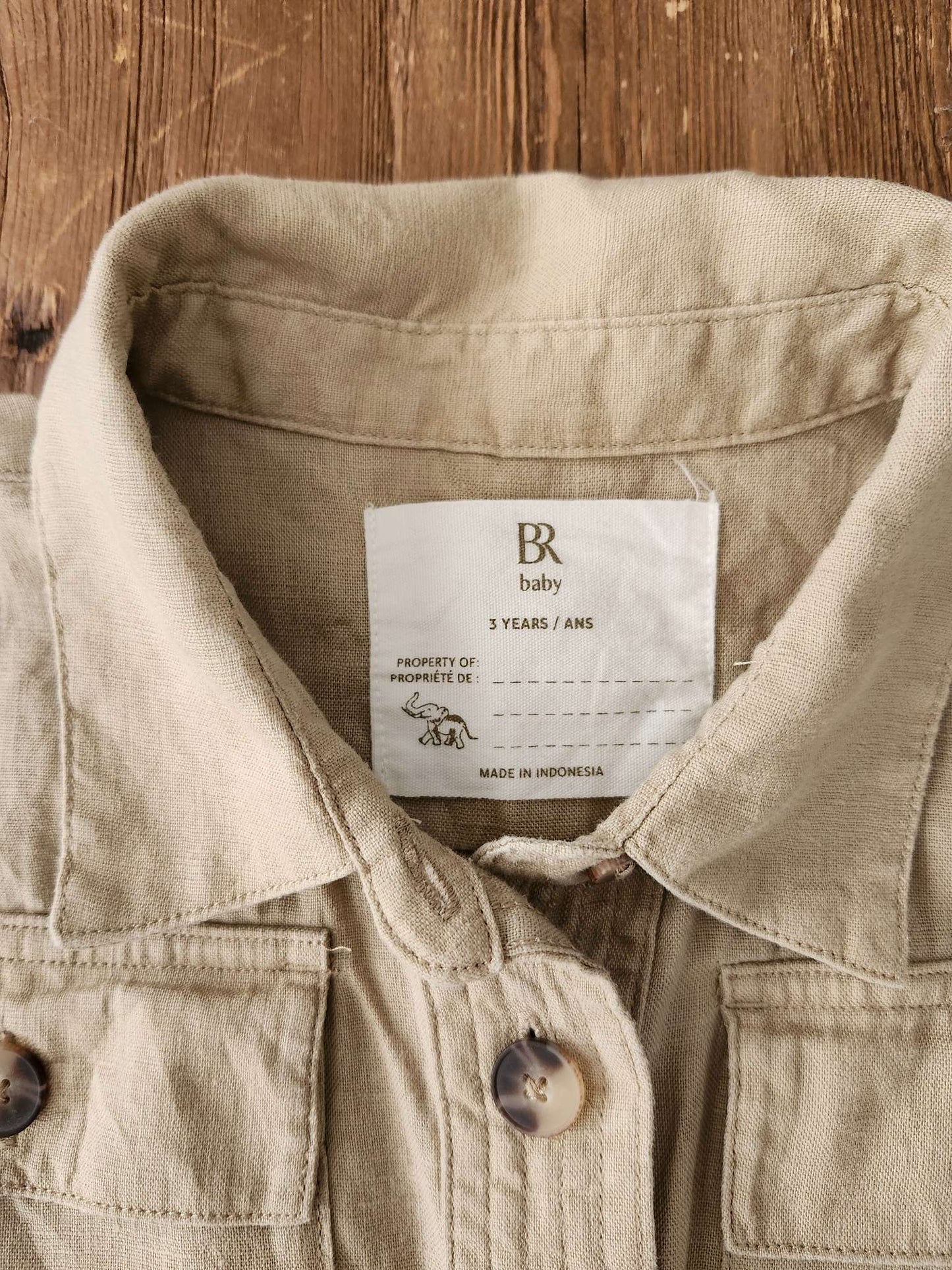 Banana Republic linen romper, 3T, like new, Kids 3T
