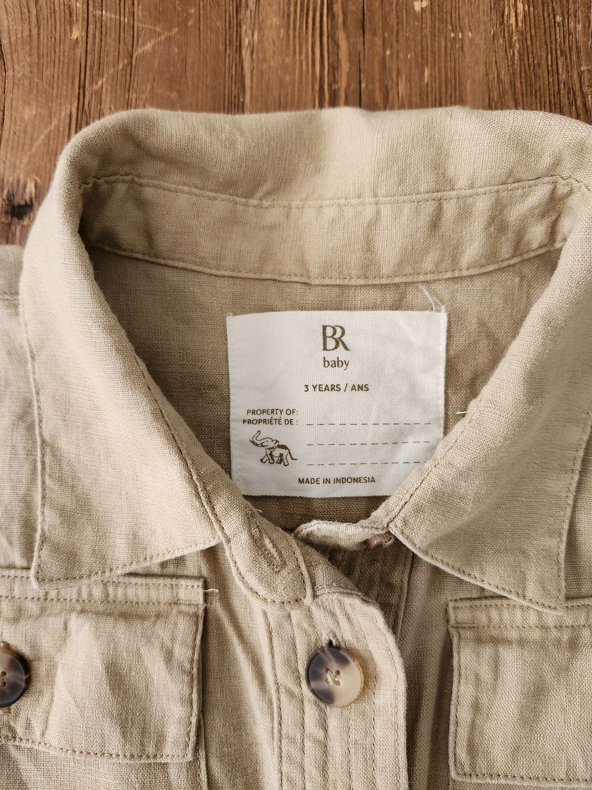 Banana Republic linen romper, 3T, like new, Kids 3T