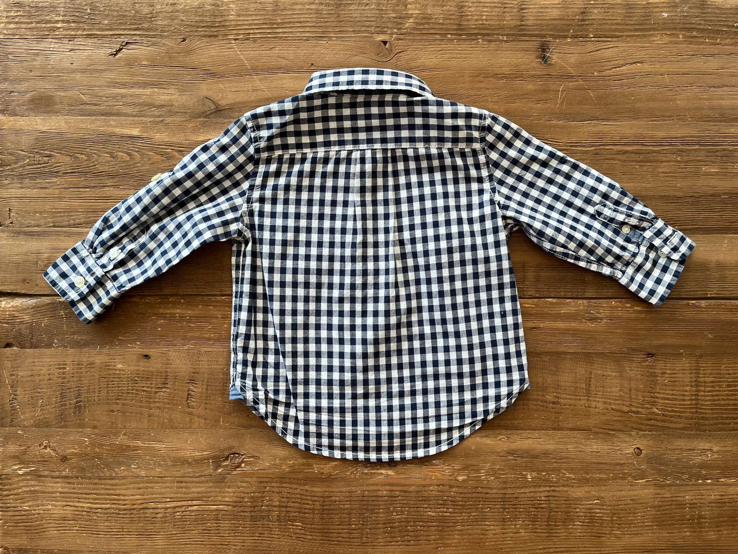 Gap gingham shirt, 12-18M, EUC, Kids 18 Month (12-18M)