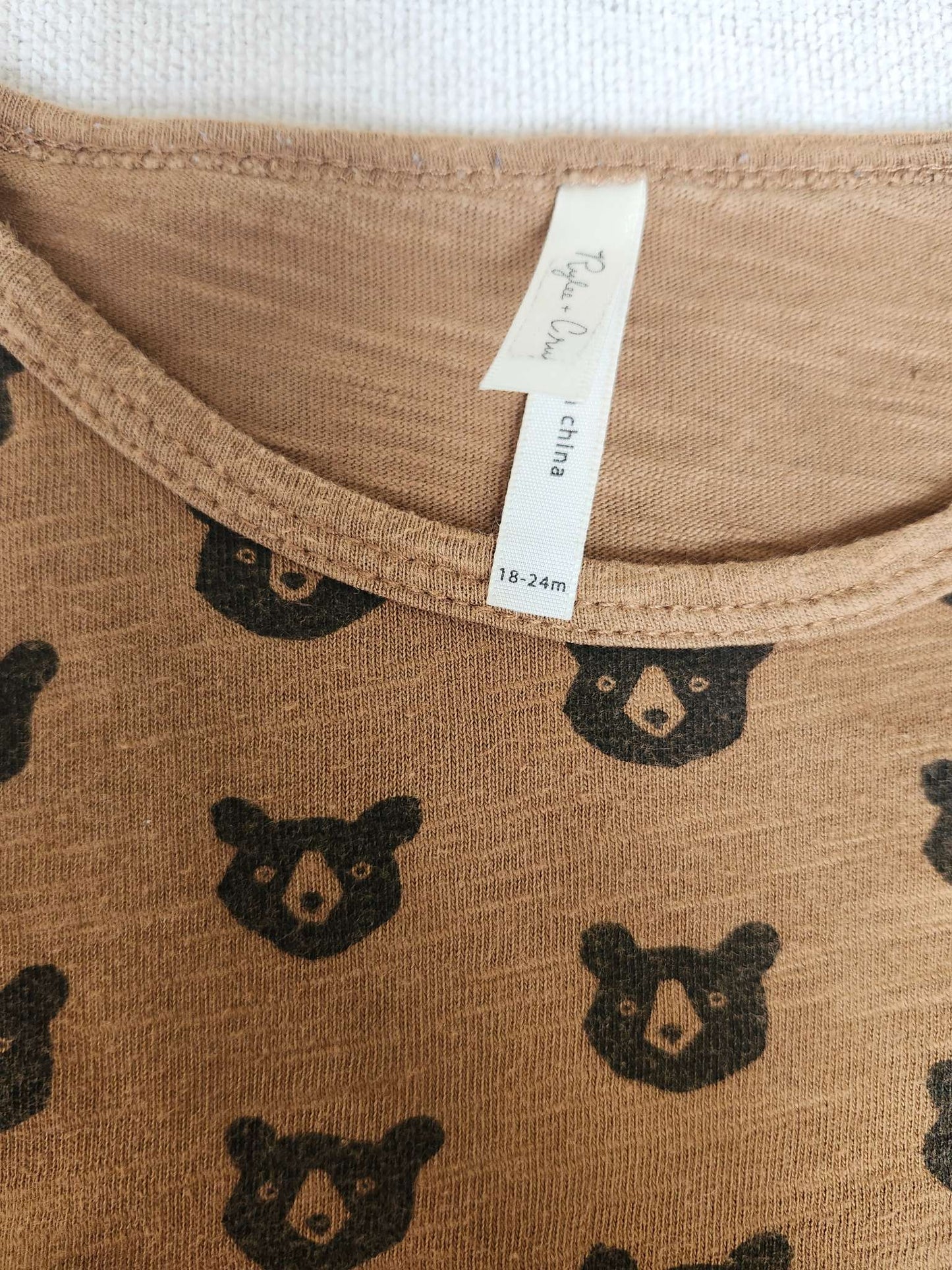 Rylee + Cru bear shirt, 18-24M, Kids 24 Month (18-24M)