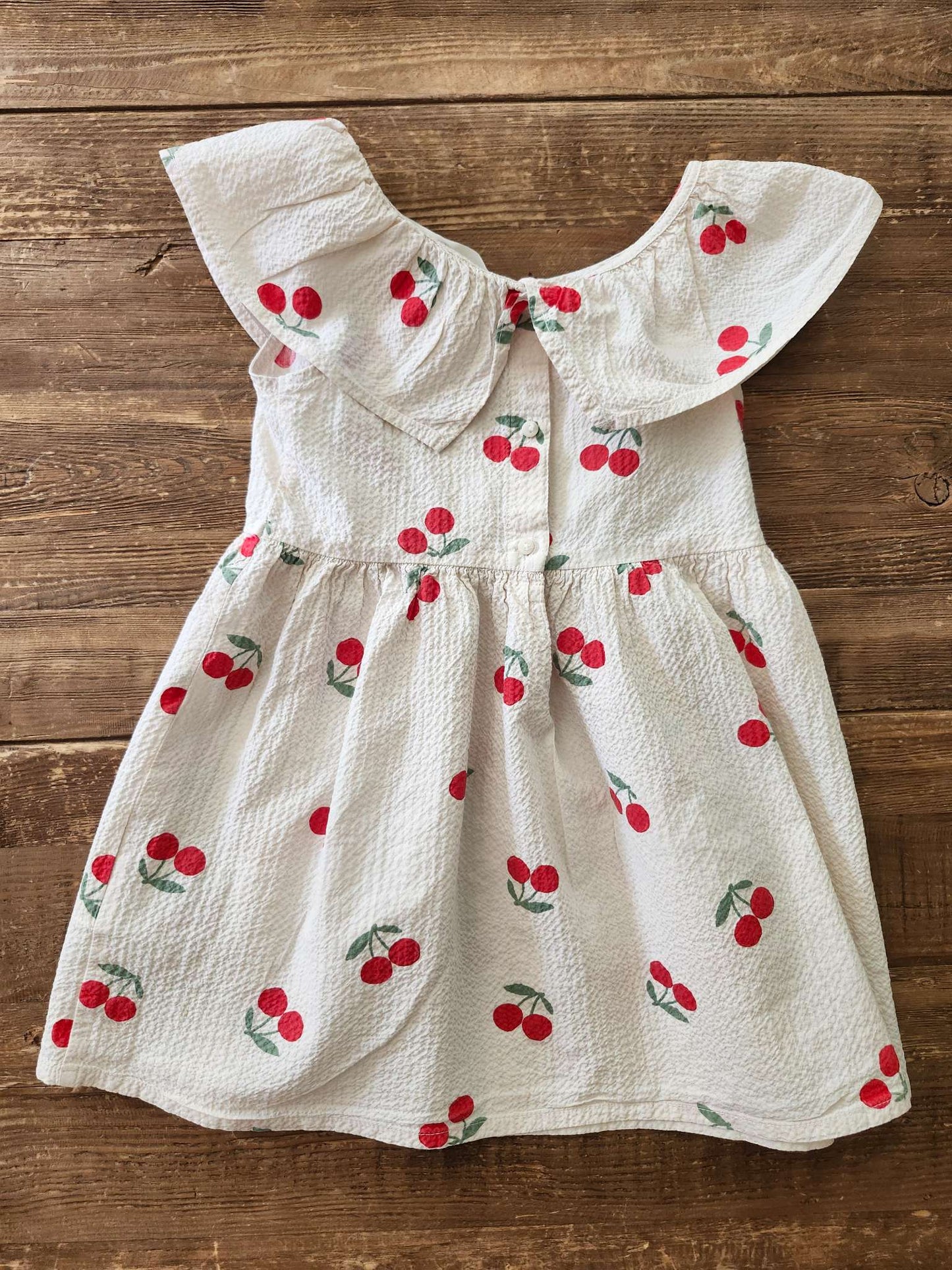 H&M cherry dress, 4T, EUC, Kids 4/4T