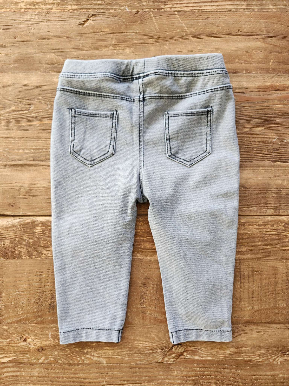 Zara baby jeggings, grey, 6-9M, Kids 9 Month (6-9M)