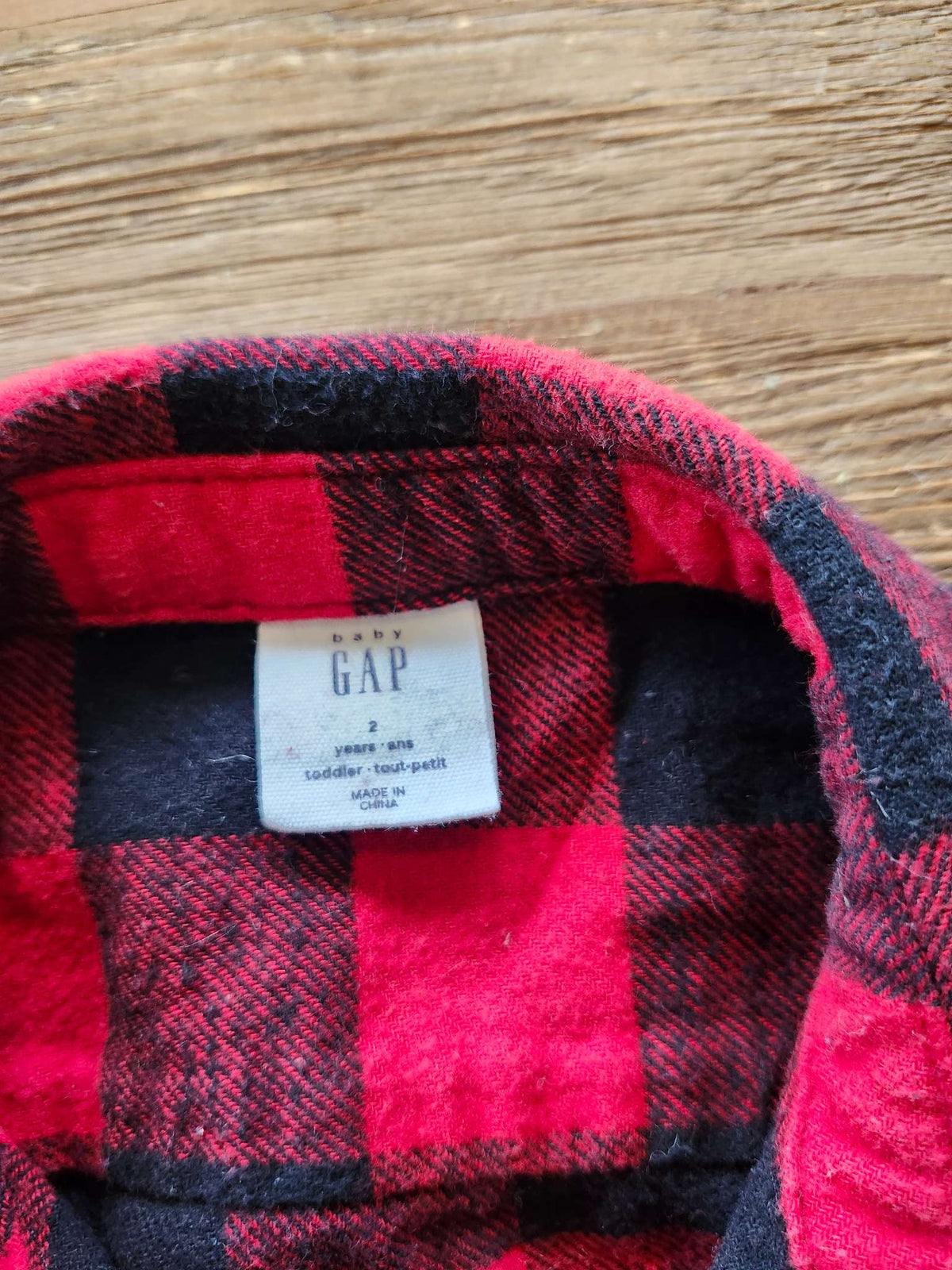 Gap buffalo plaid shirt, 2T, Kids 2T