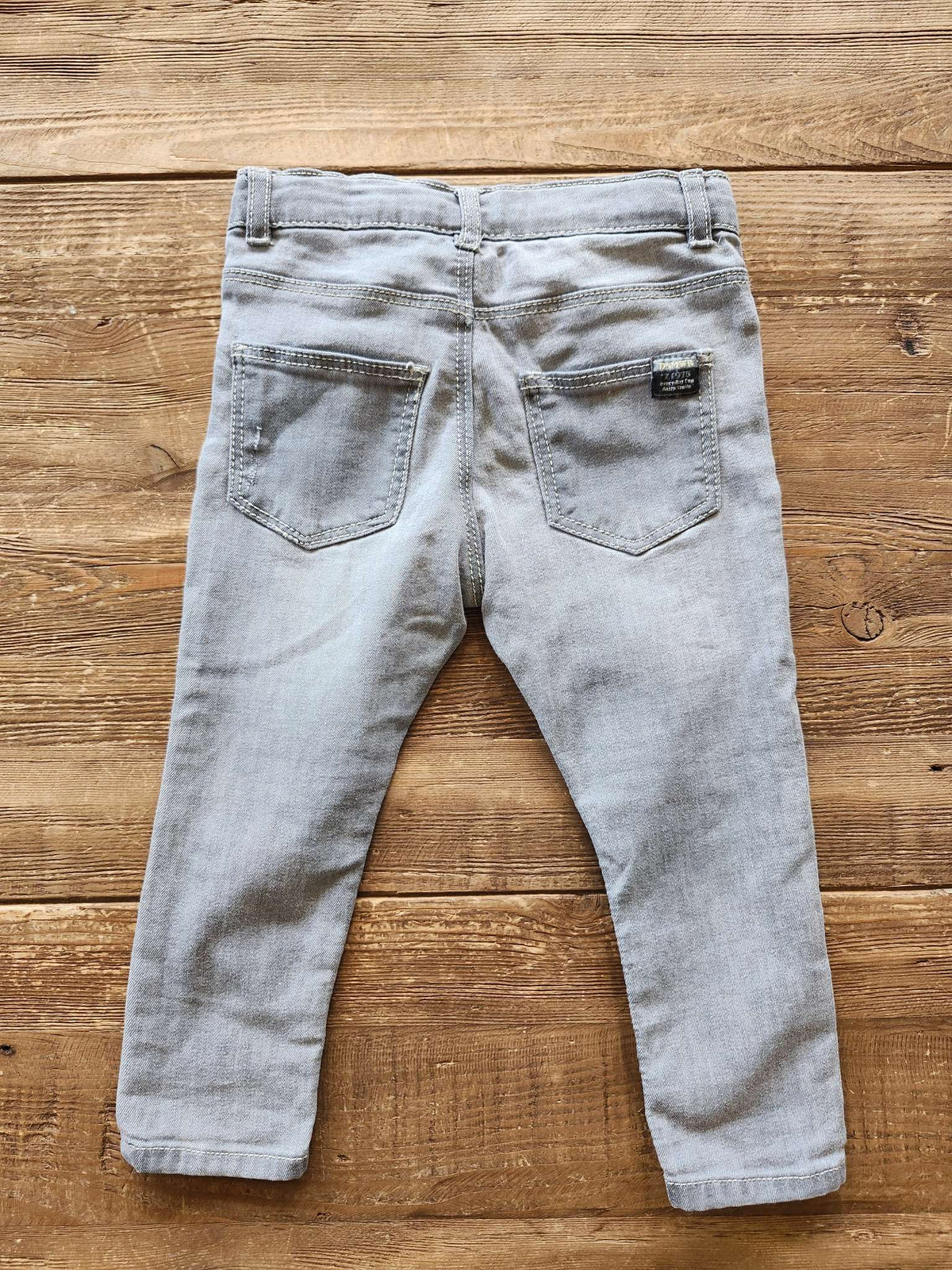 Zara skinny jeans, grey, 12-18M, like new, Kids 18 Month (12-18M)
