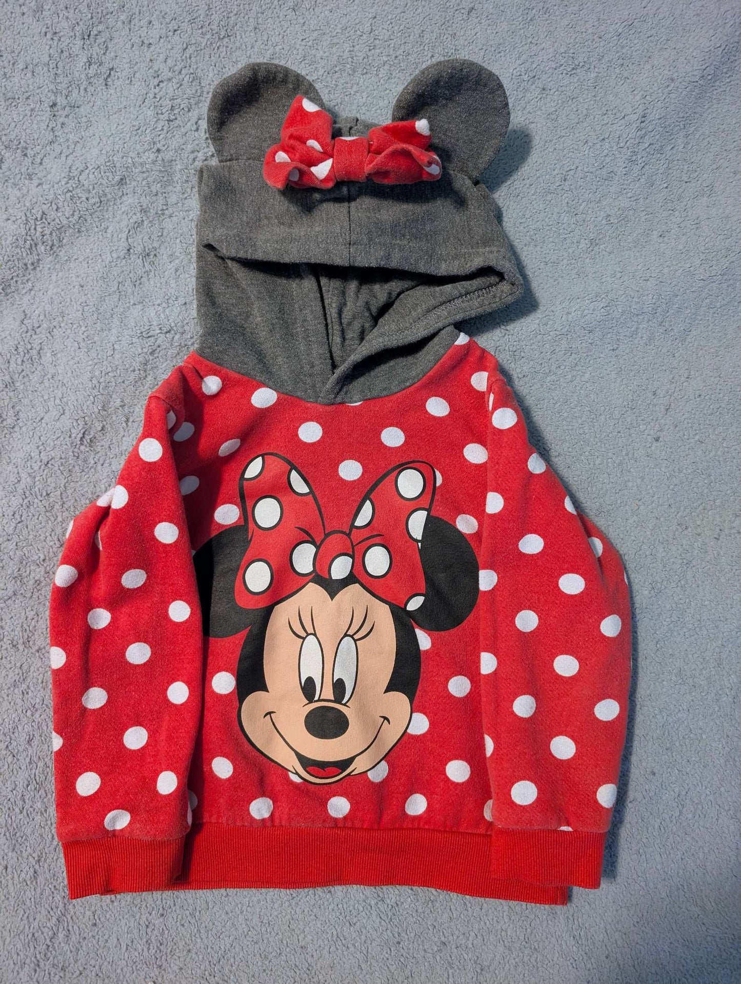 Girls 3T Disney Minnie Mouse fleece pullover, Kids 3T