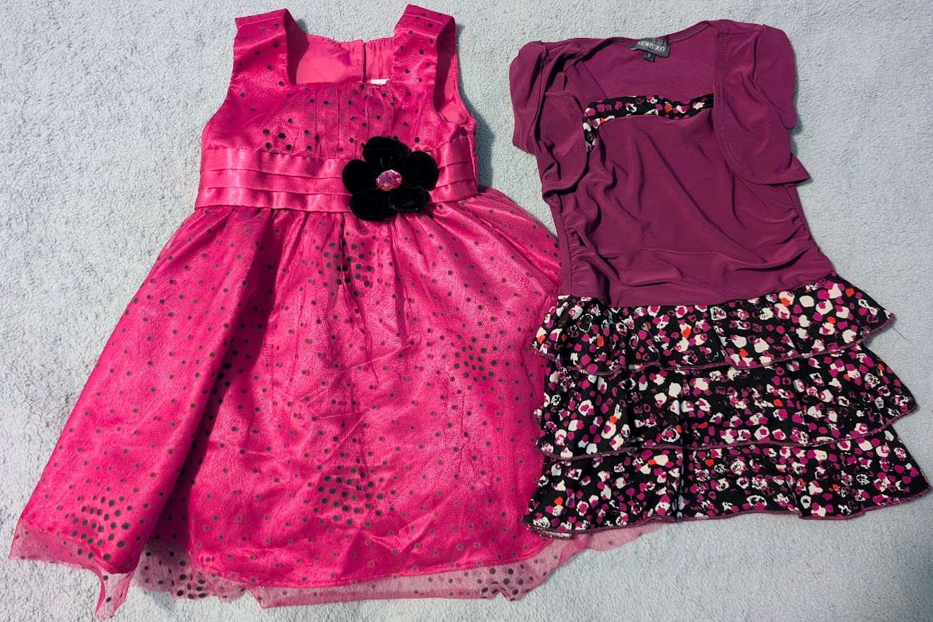 Girls 2T Dresses 2pcs, Kids 2T