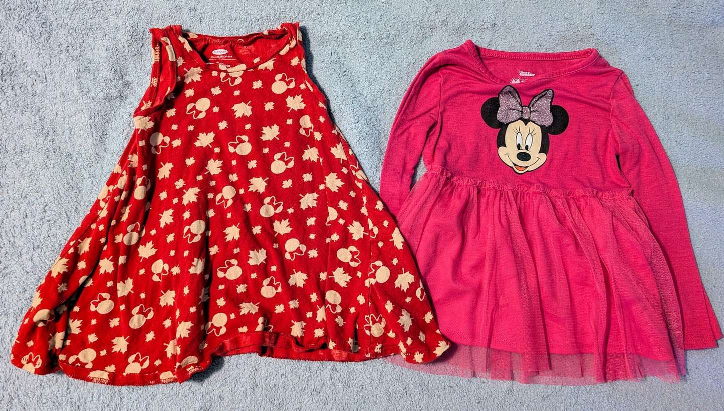 DIsney Minnie Mouse Dresses (2T- 3T) 2pc, Kids 2T
