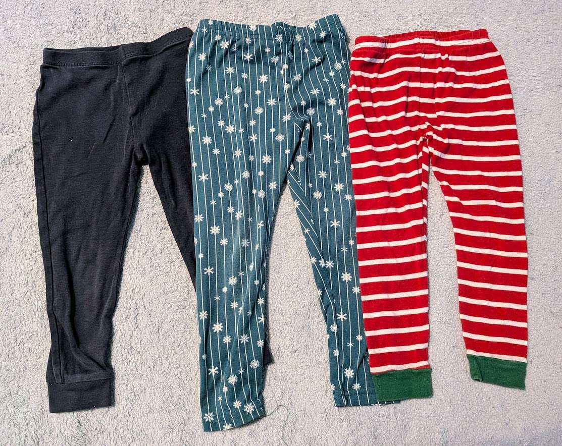Assorted PJ bottoms (3T) - 3 pcs