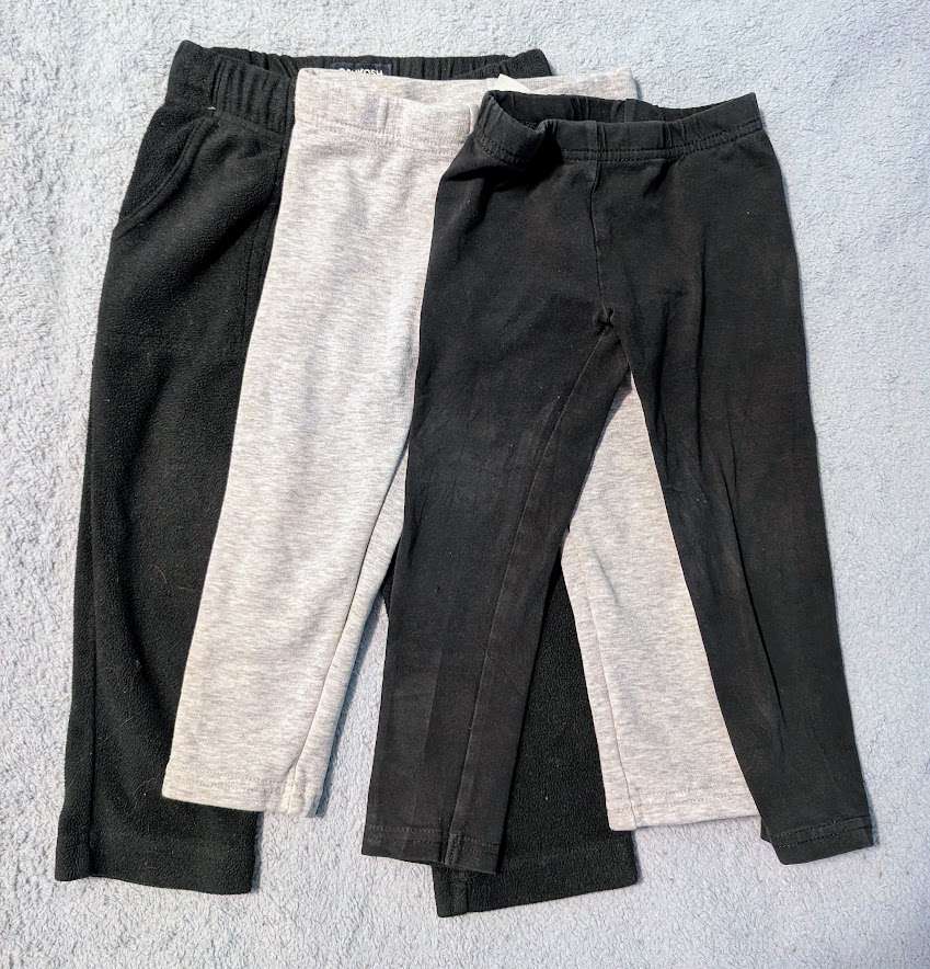 Carter's 3T Girls joggers/leggings 3pcs, Kids 3T